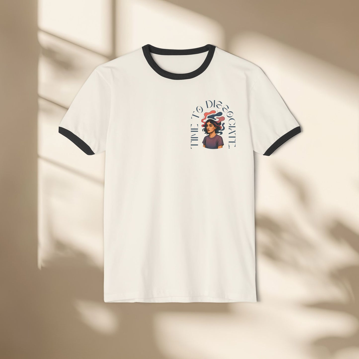 Mental Vacation Unisex Ringer T-Shirt