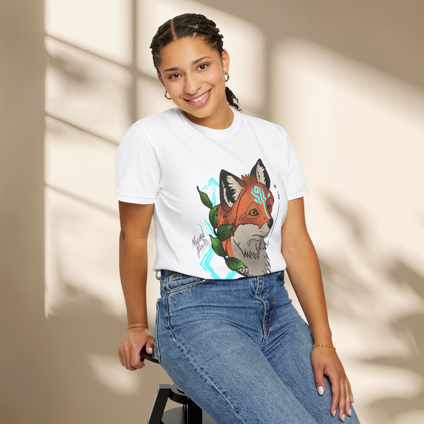 Nordic Fox Floral Shirt