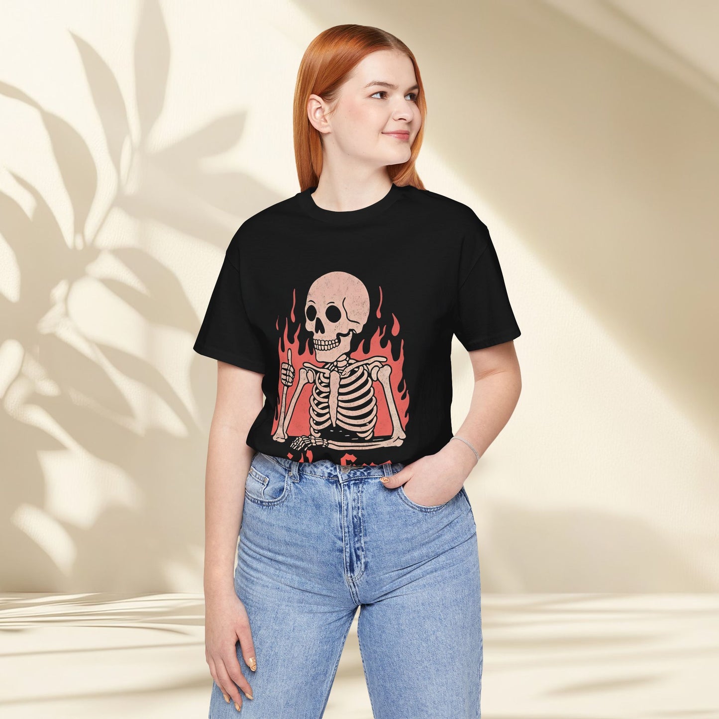 Skeleton "its fine" Tee Shirt