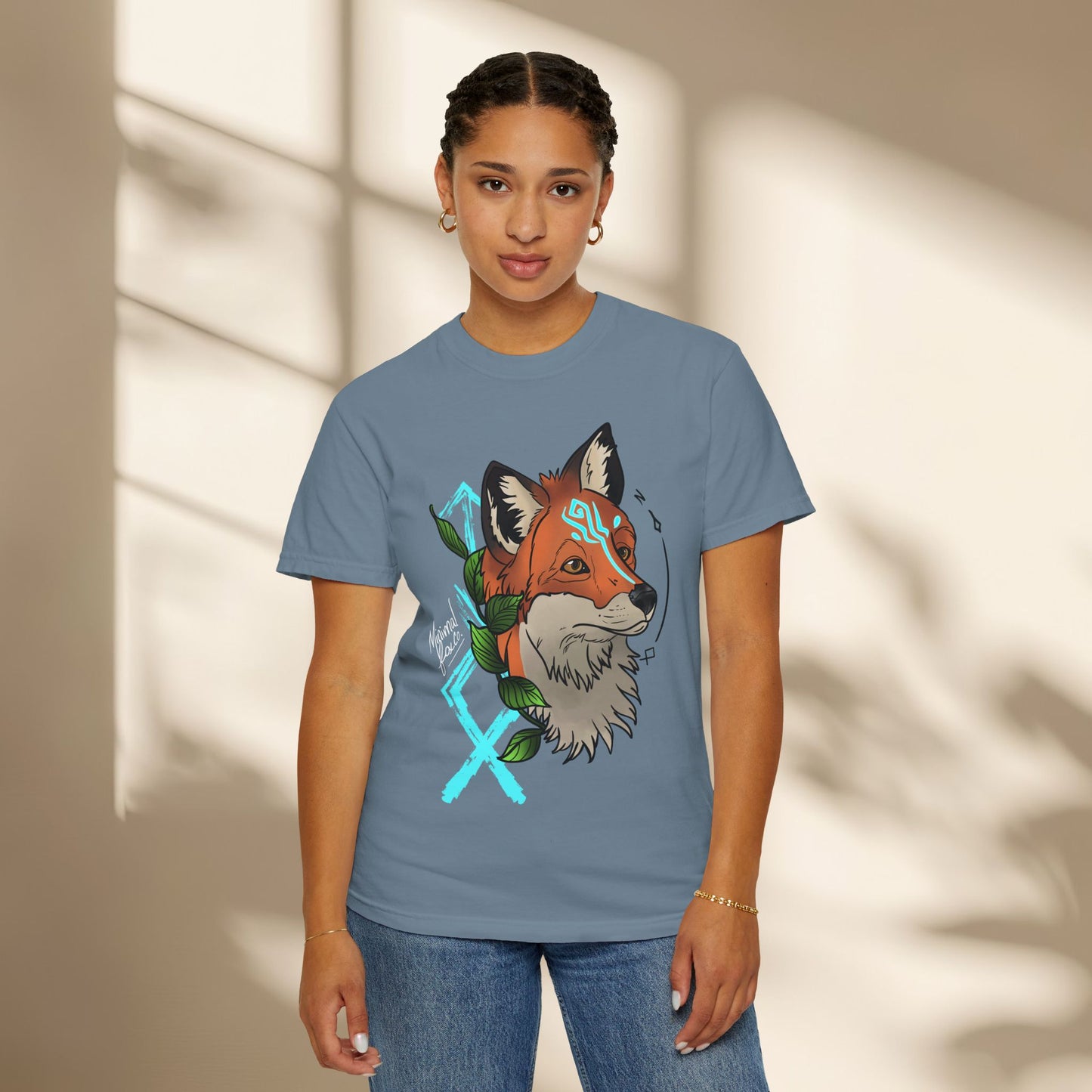 Nordic Fox Floral Shirt