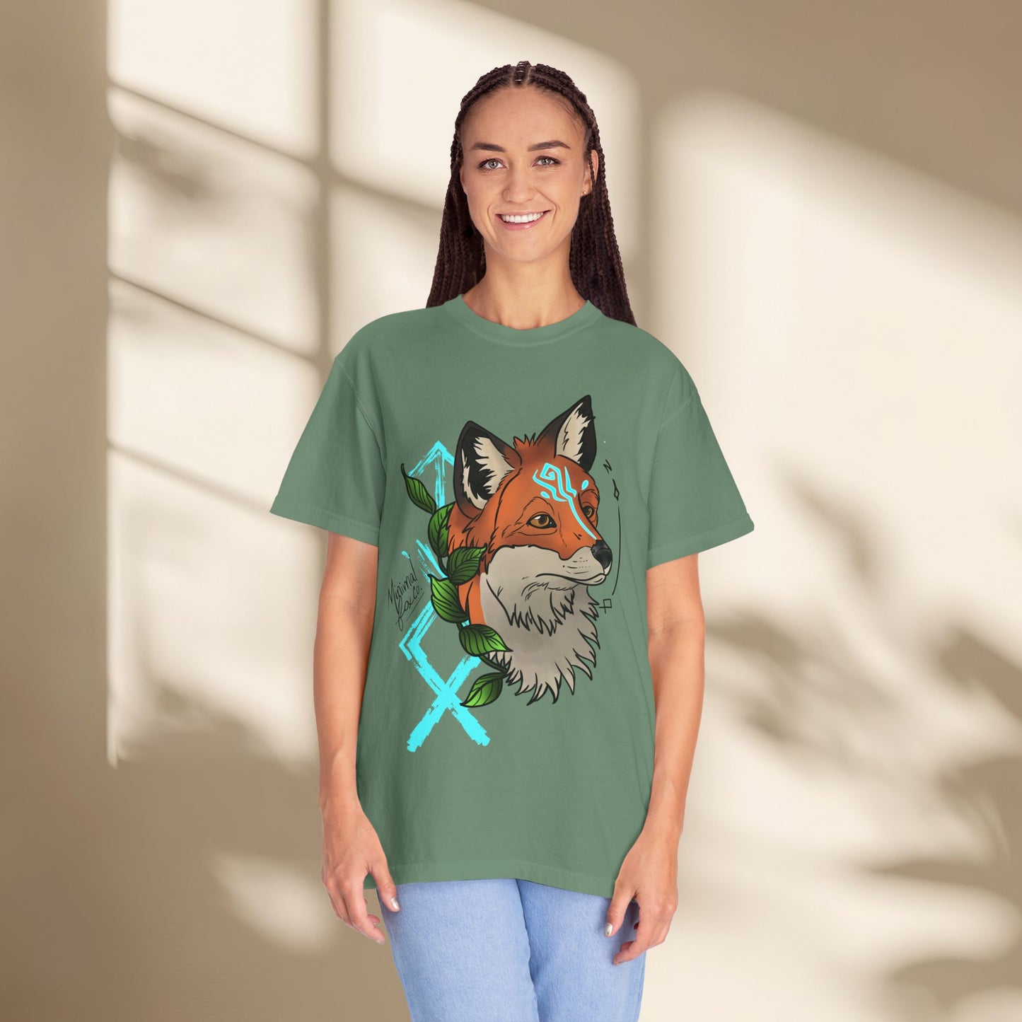 Nordic Fox Floral Shirt