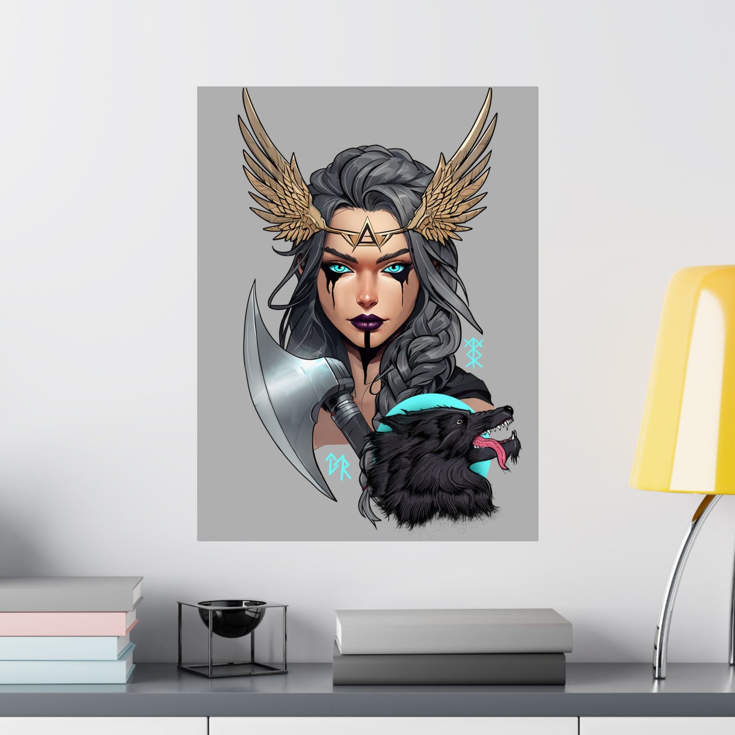 Fierce Warrior Art Print