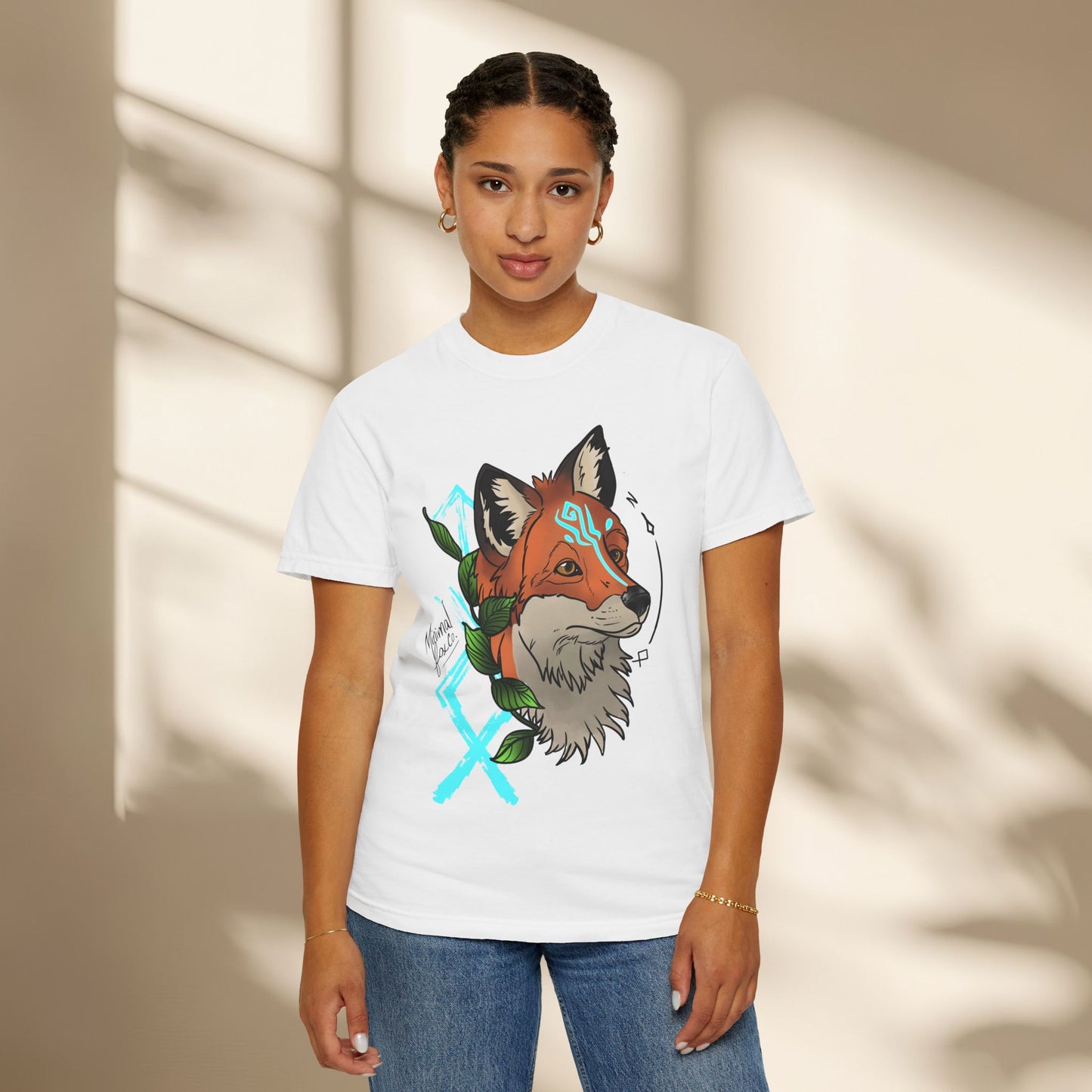 Nordic Fox Floral Shirt