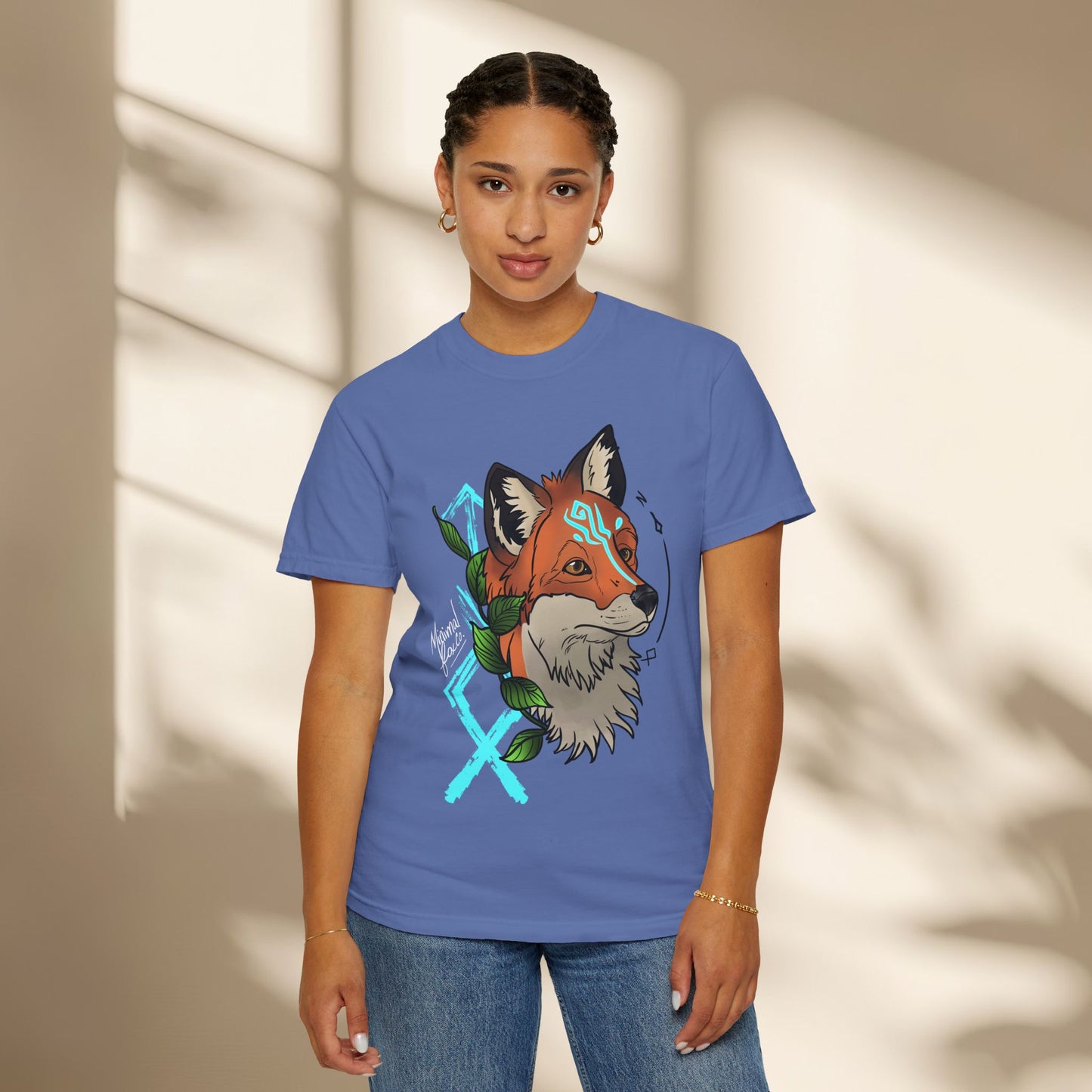 Nordic Fox Floral Shirt