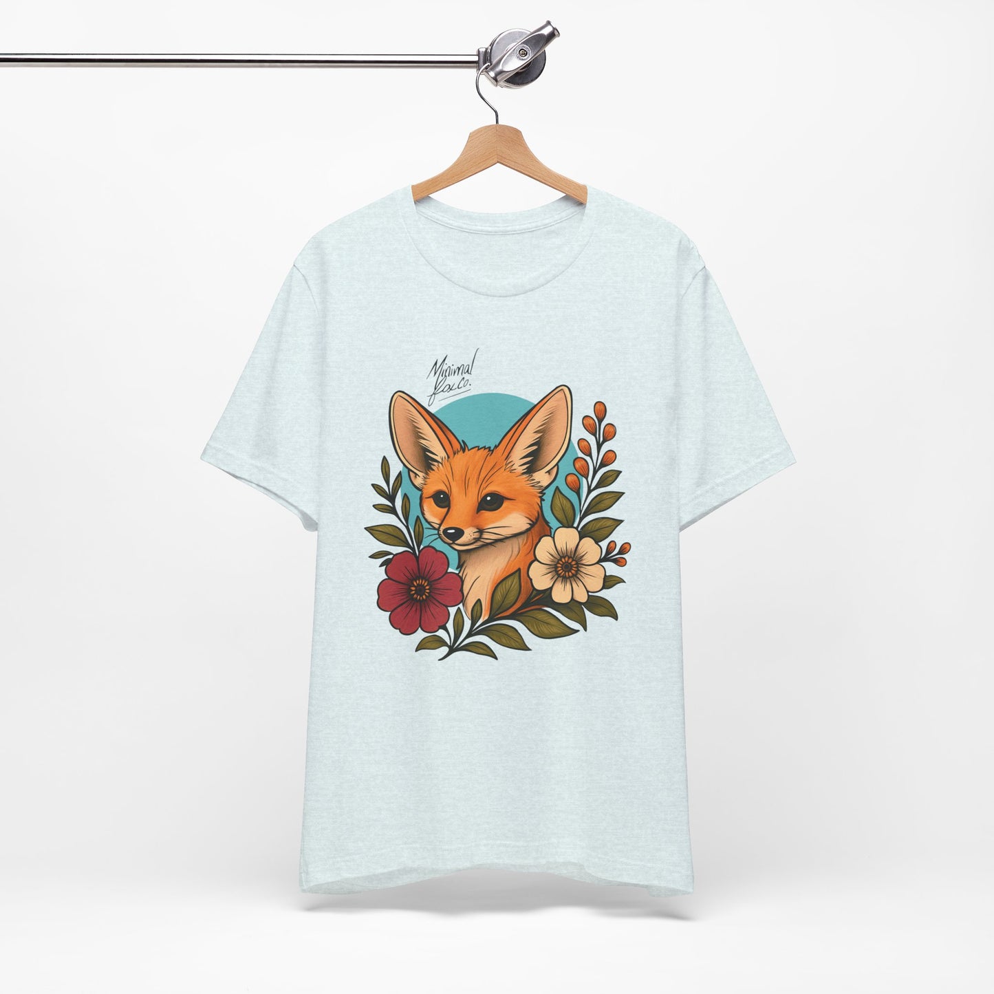 Fennec Fox Floral Shirt