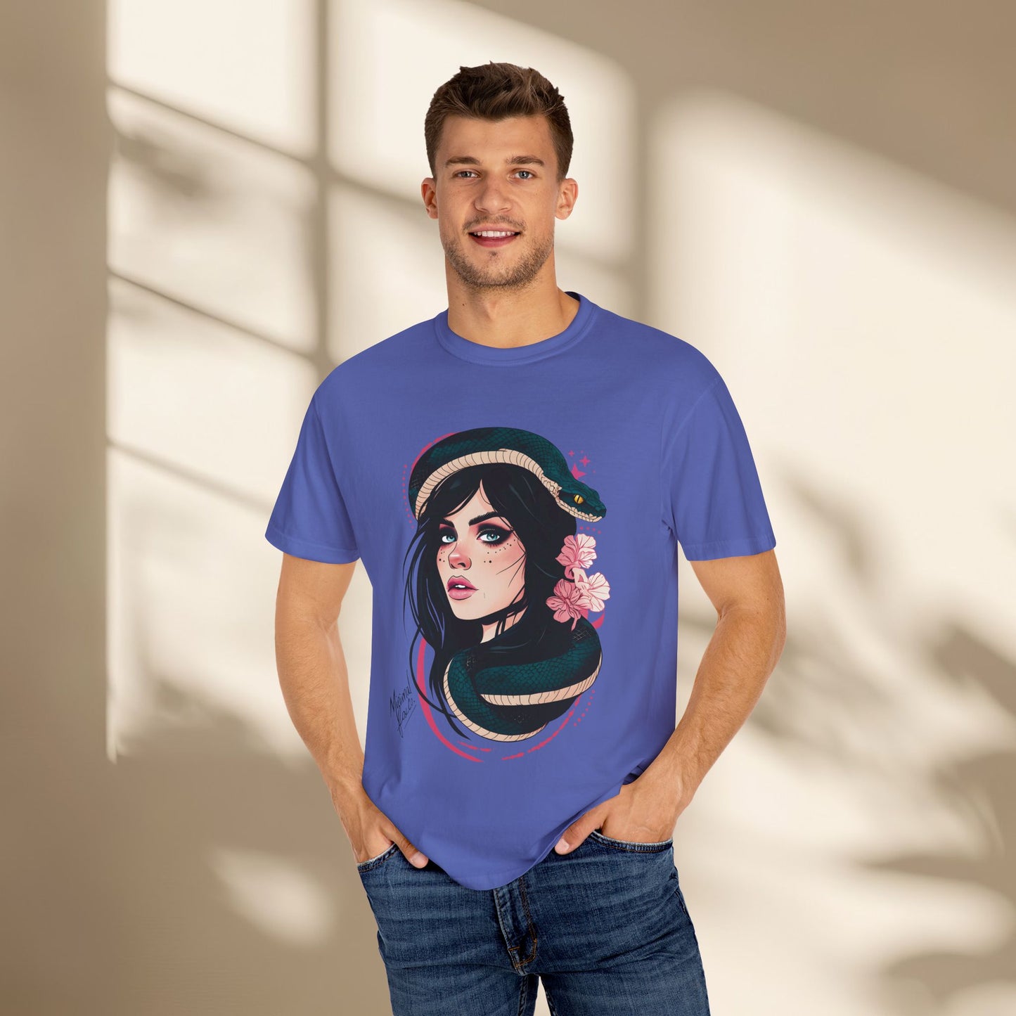 Snake Goddess Women Neo Traditional Shirt