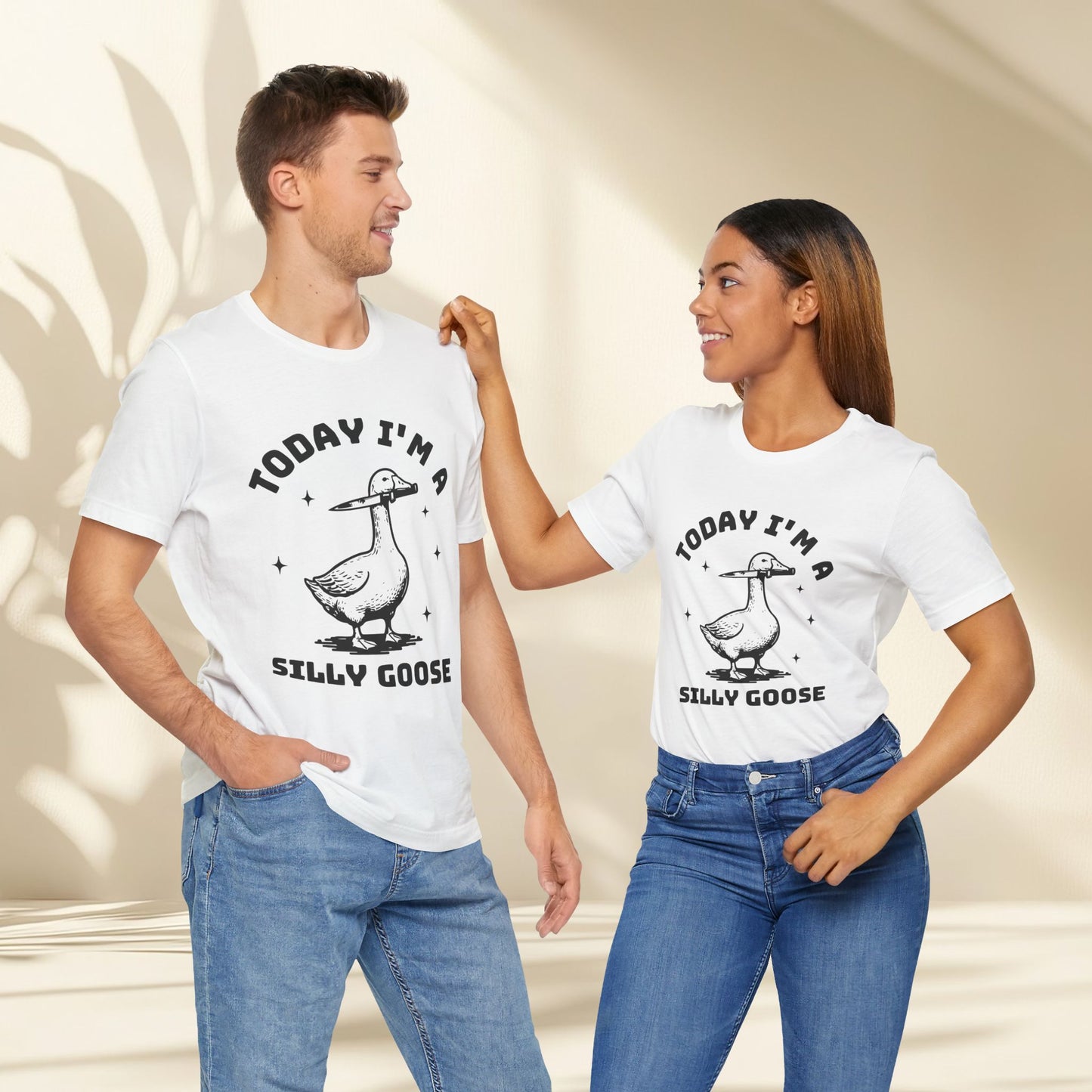Silly Goose with Knife Shirt