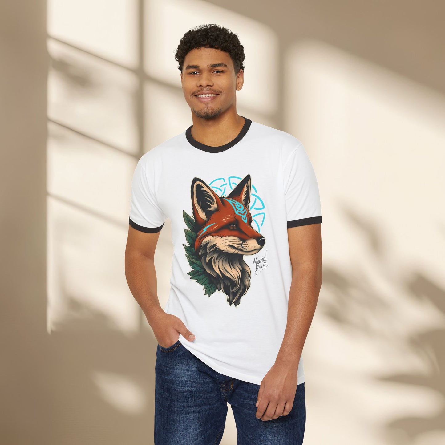 Nordic Fox Ringer Shirt
