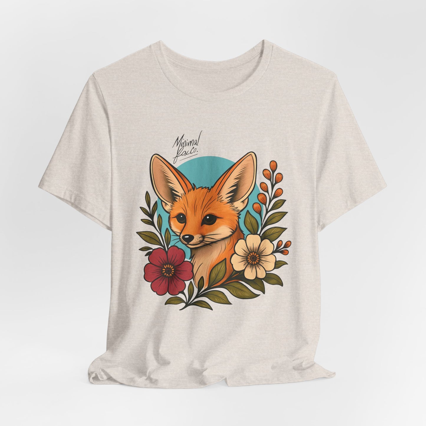 Fennec Fox Floral Shirt