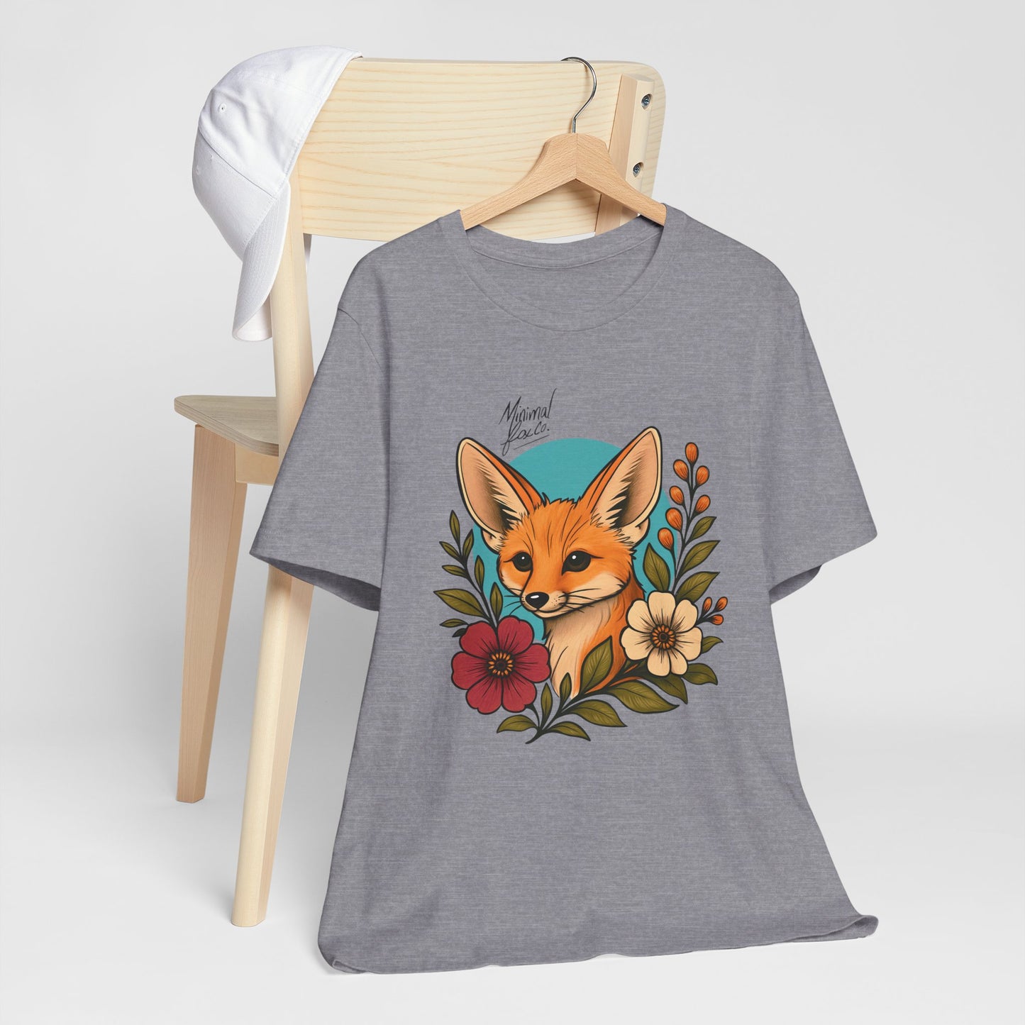 Fennec Fox Floral Shirt