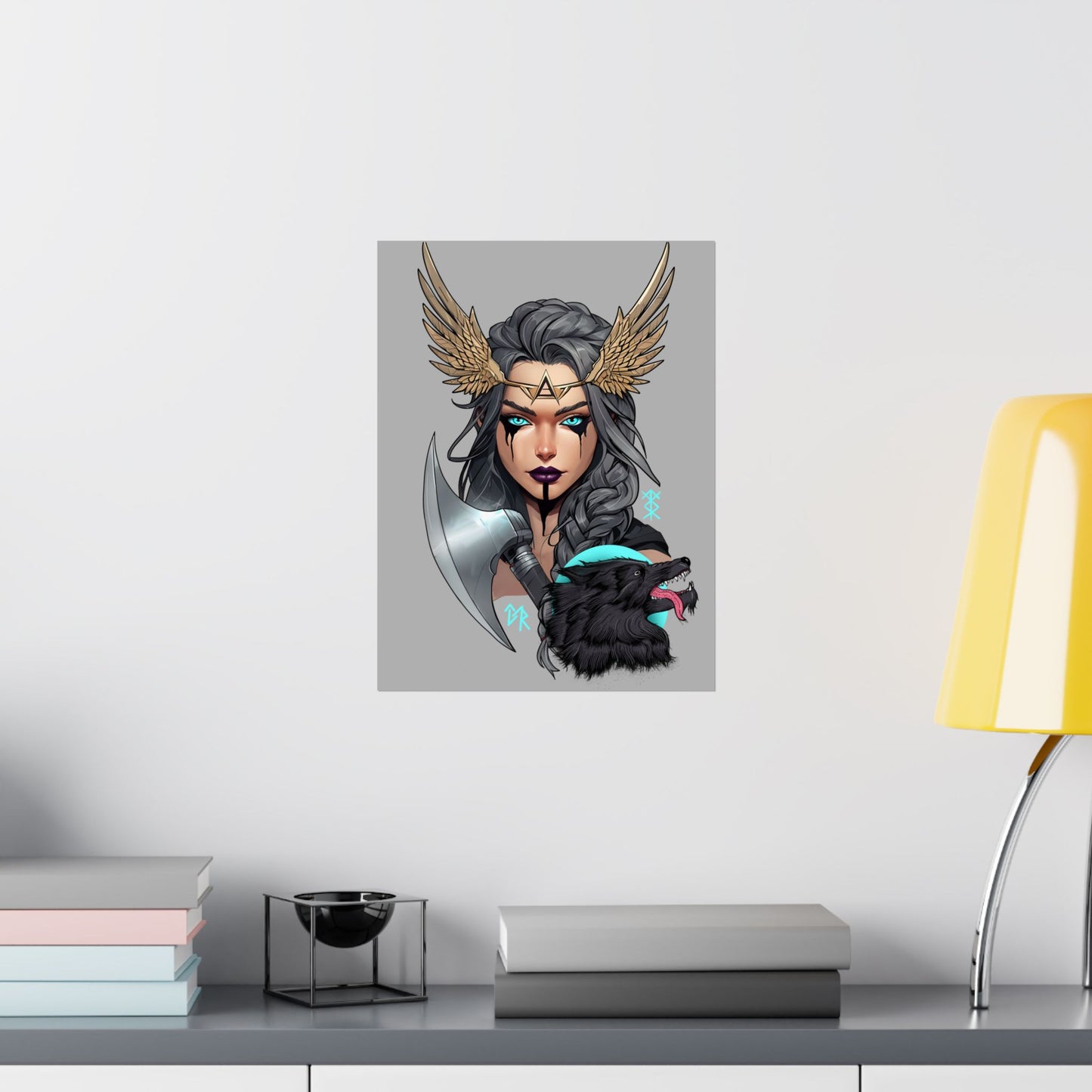 Fierce Warrior Art Print