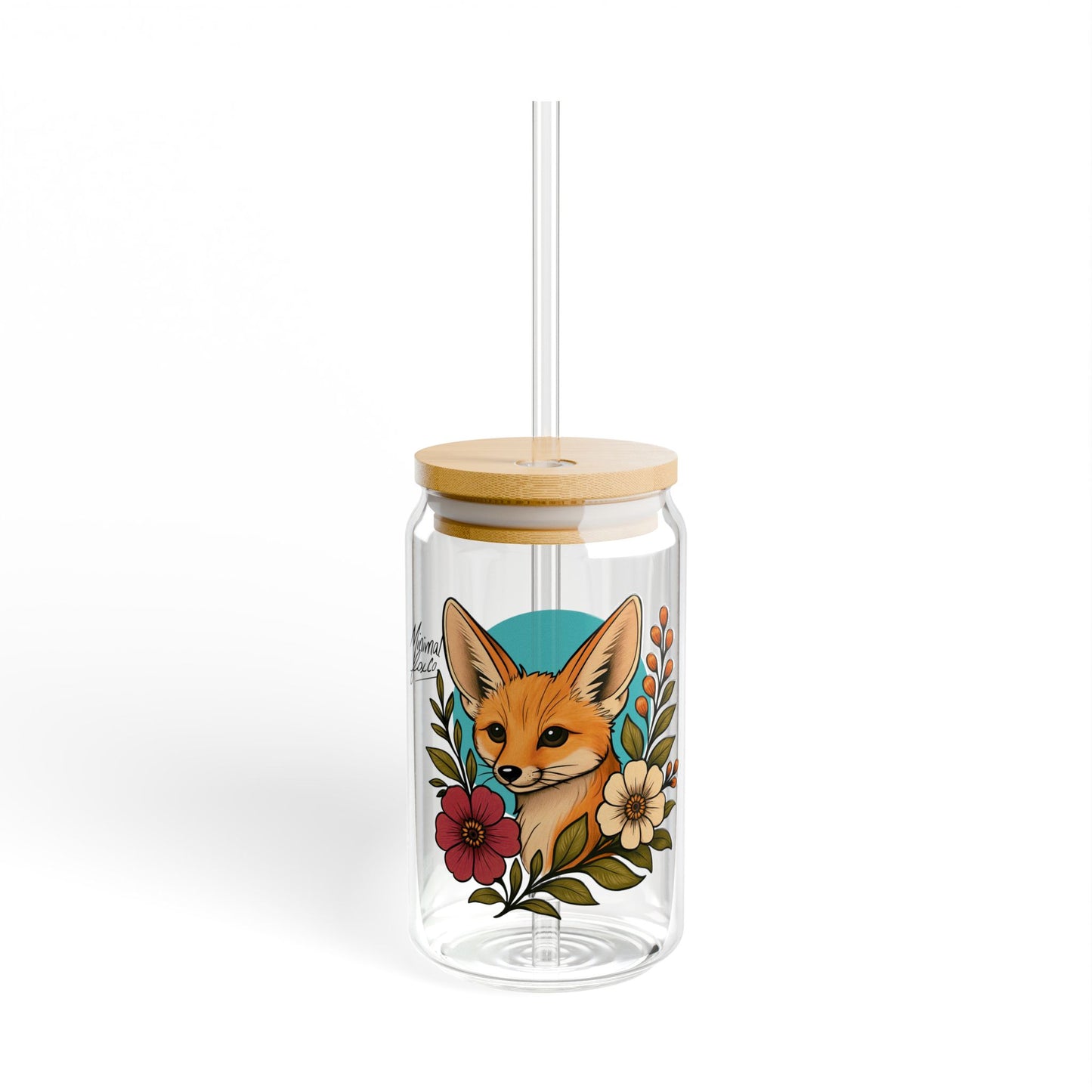 Fennec Fox Sipper Glass