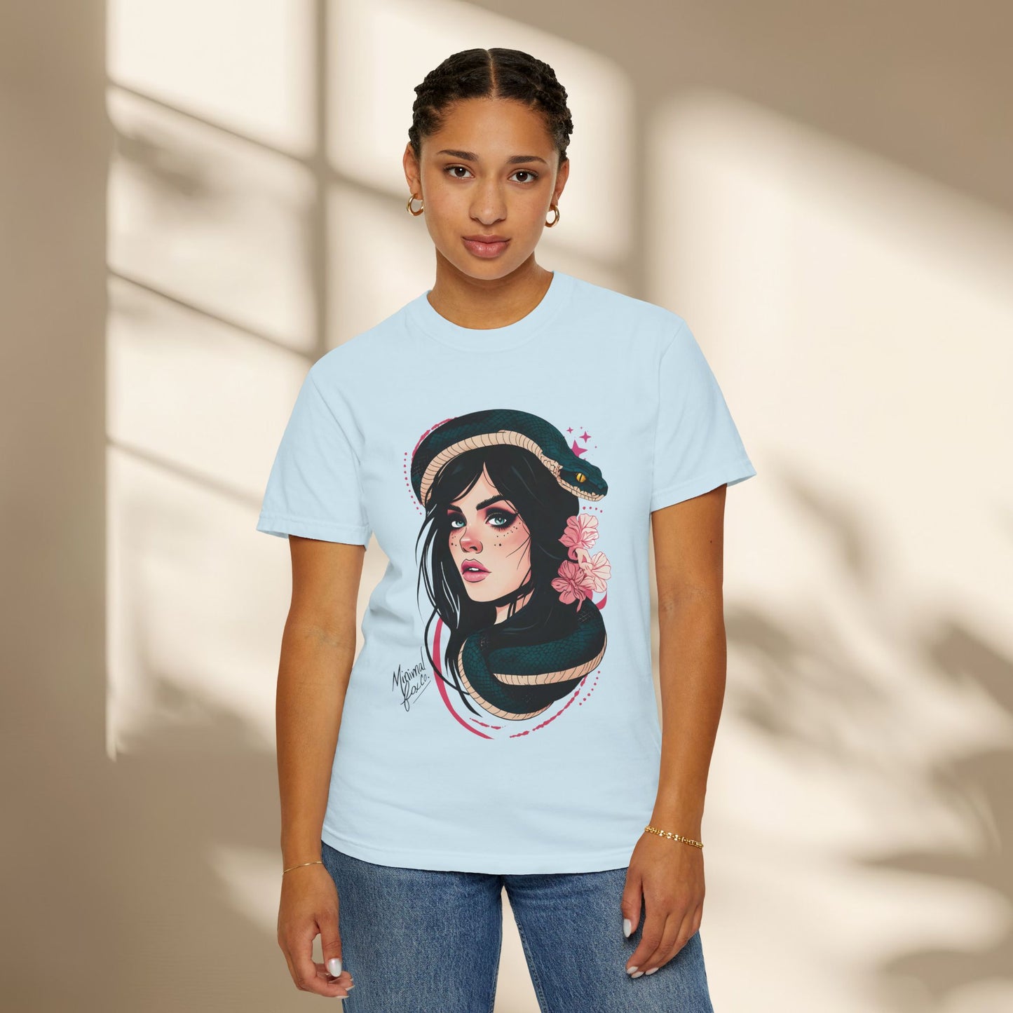 Snake Goddess Women Neo Traditional Shirt