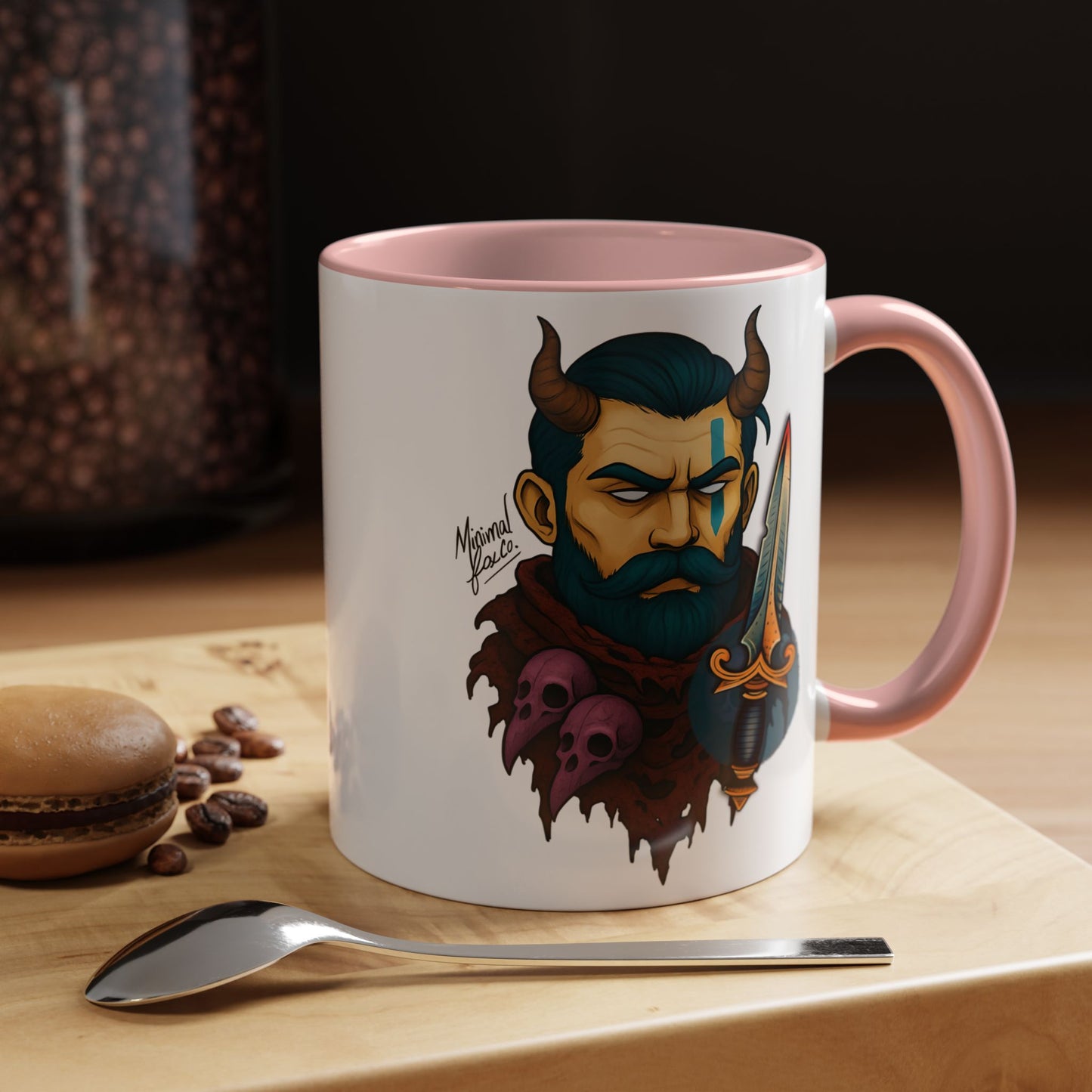 Bold Strong Bearded Man Coffee Mug