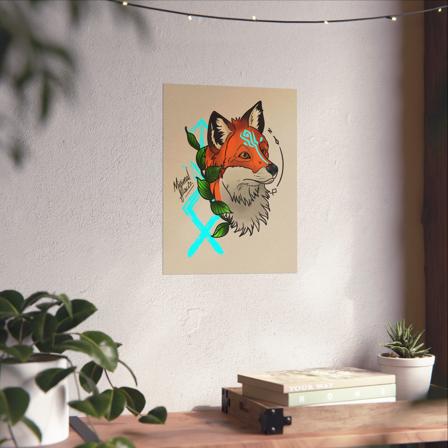 Nordic Fox Spirit Print