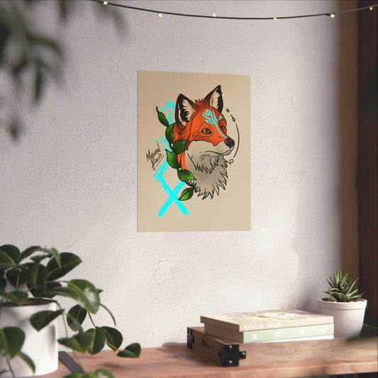 Nordic Fox Spirit Print