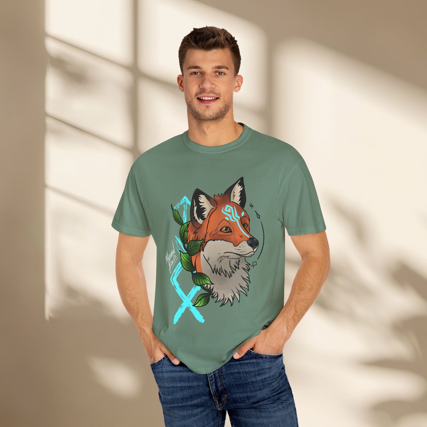 Nordic Fox Floral Shirt