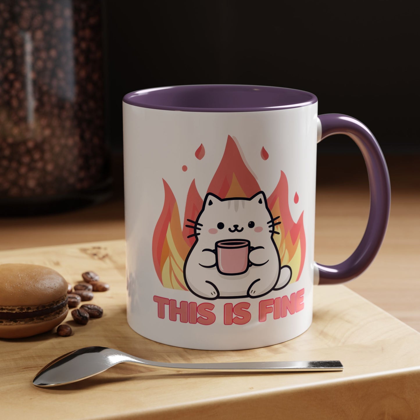 This is Fine Cat Mug