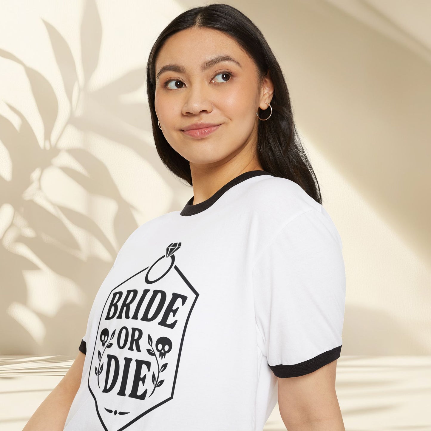 Bride or Die Unisex Cotton Ringer Shirt