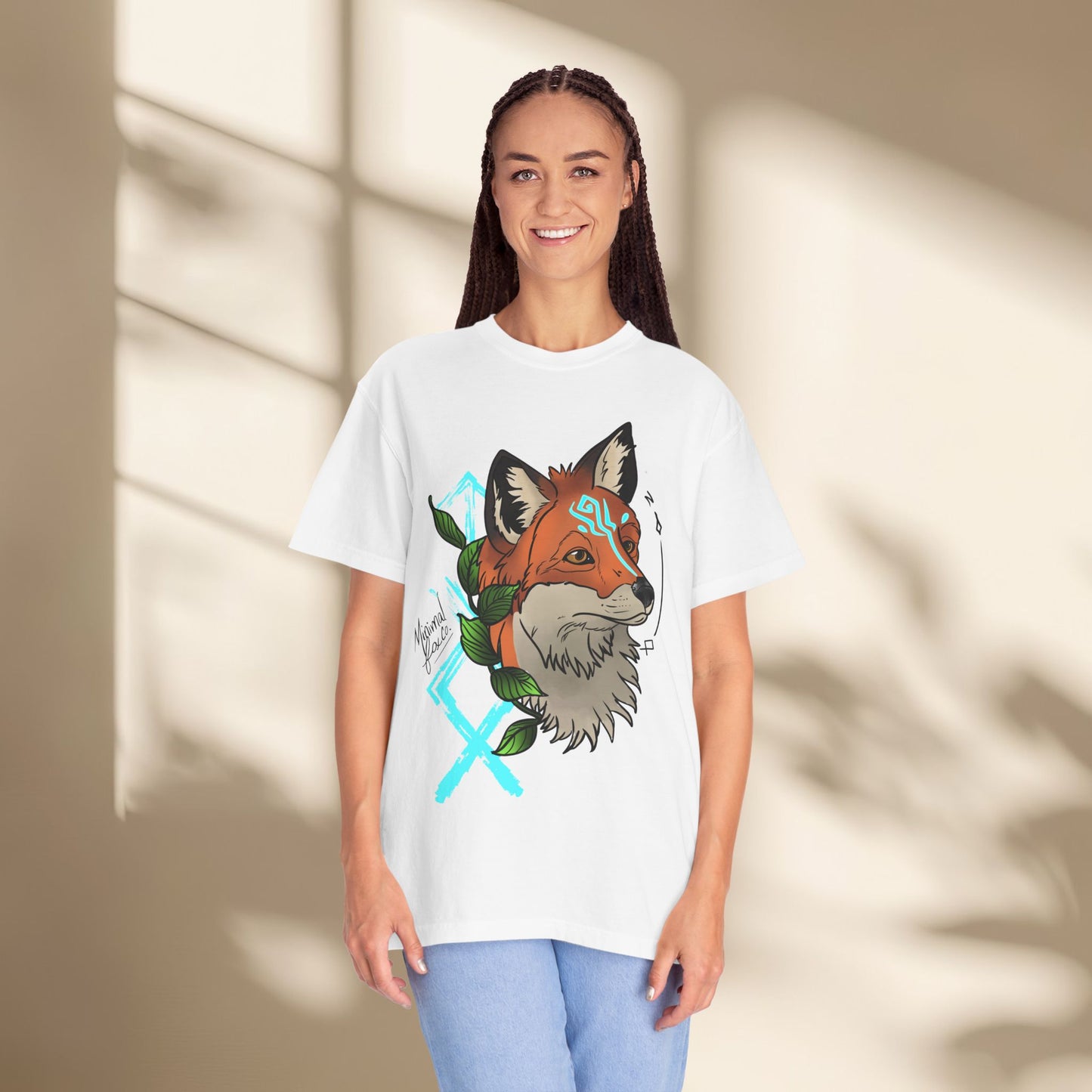 Nordic Fox Floral Shirt