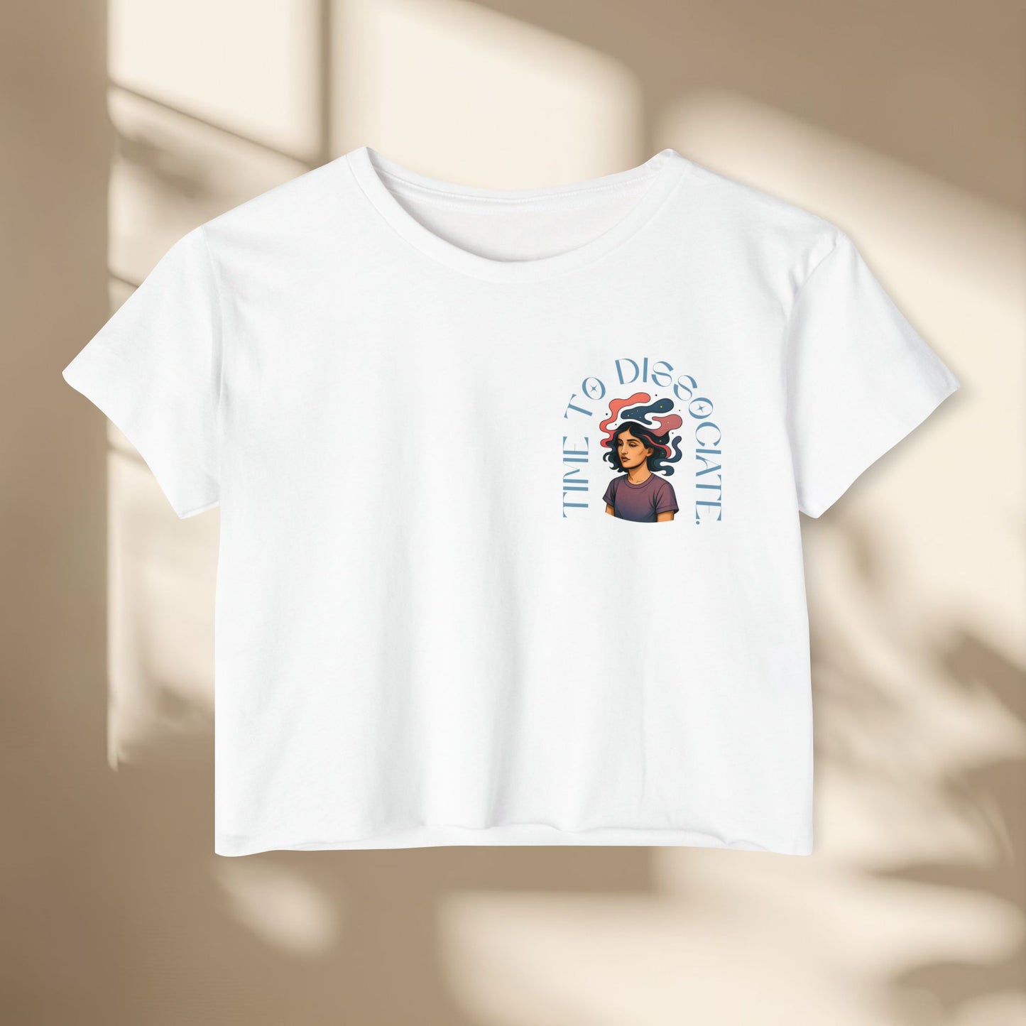 Crop Top - Time to Dissociate Women's Festival Top