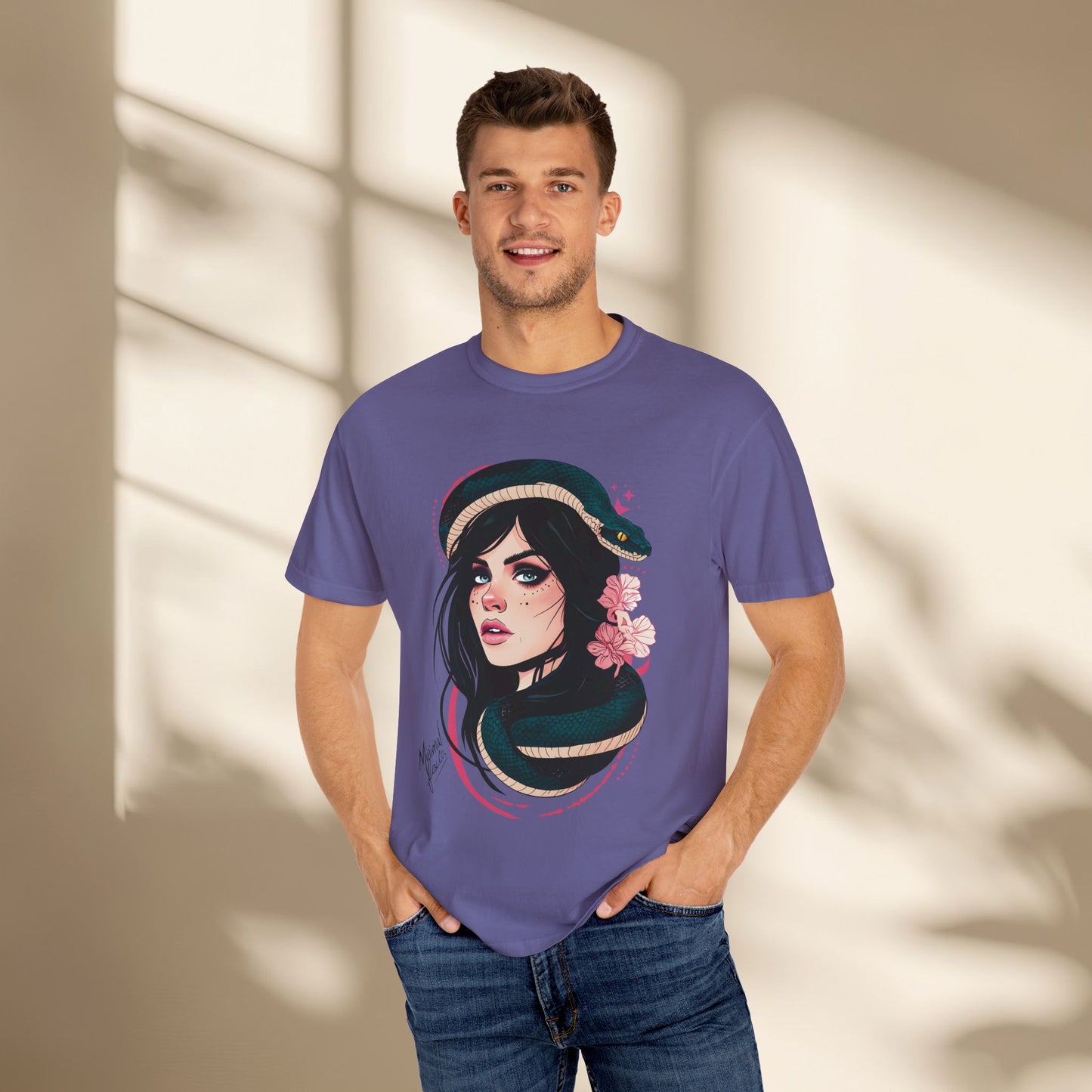 Snake Goddess Women Neo Traditional Shirt