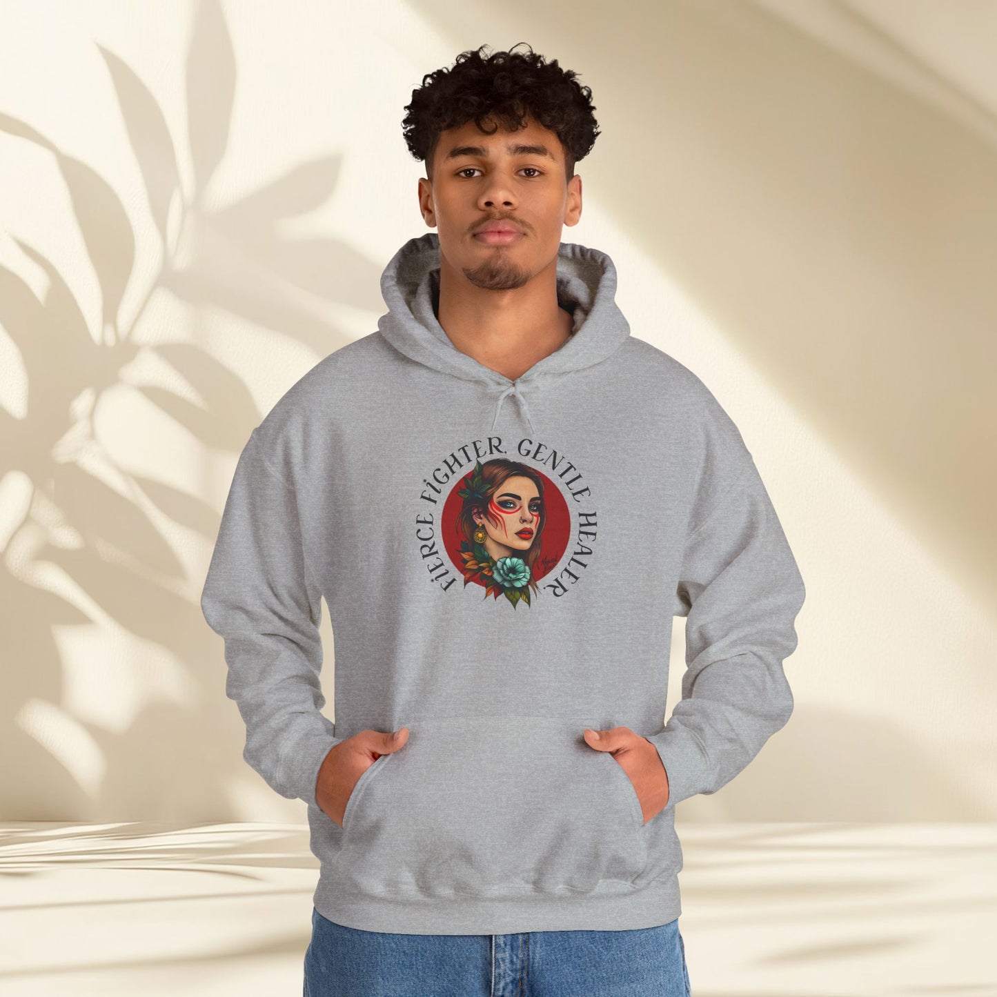 Fierce Fighter, Gentle Healer Hoodie