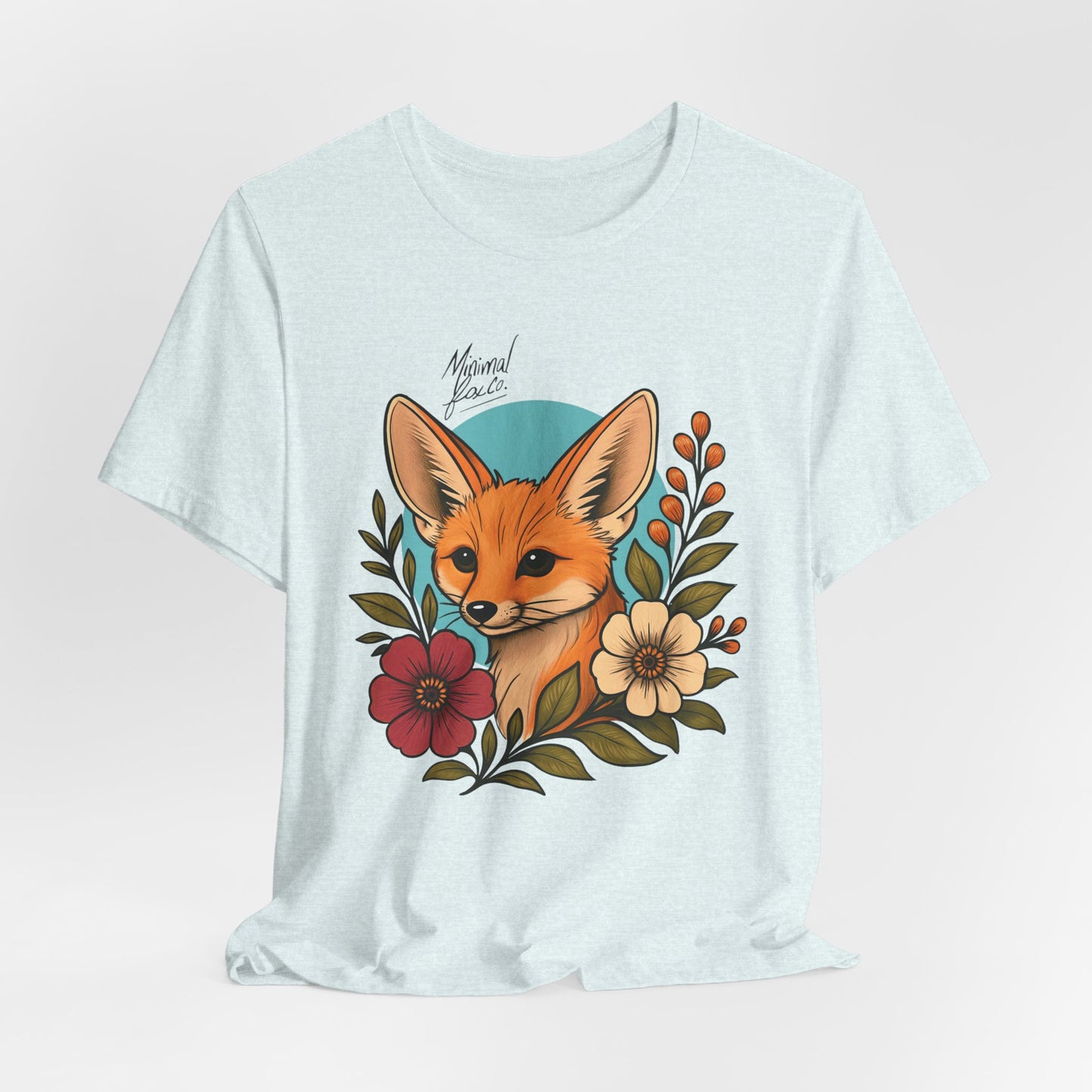 Fennec Fox Floral Shirt