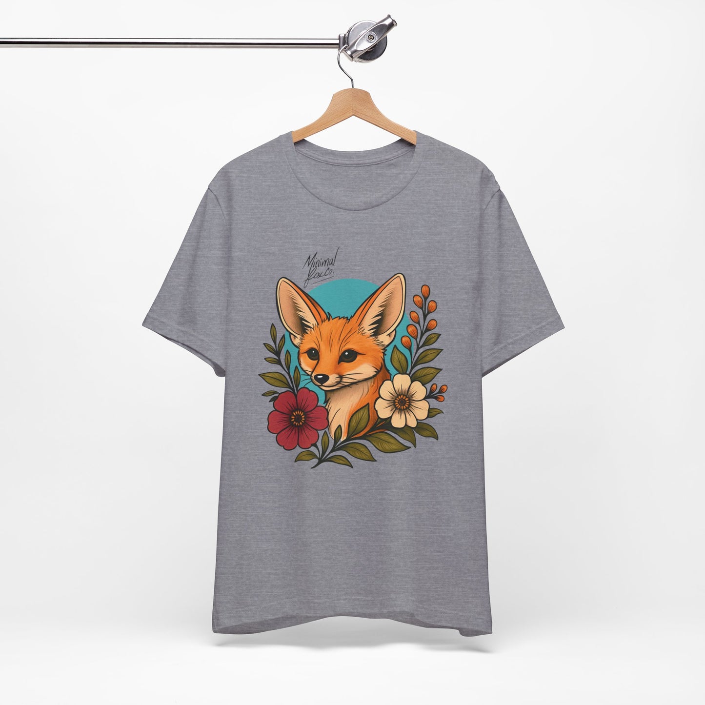 Fennec Fox Floral Shirt