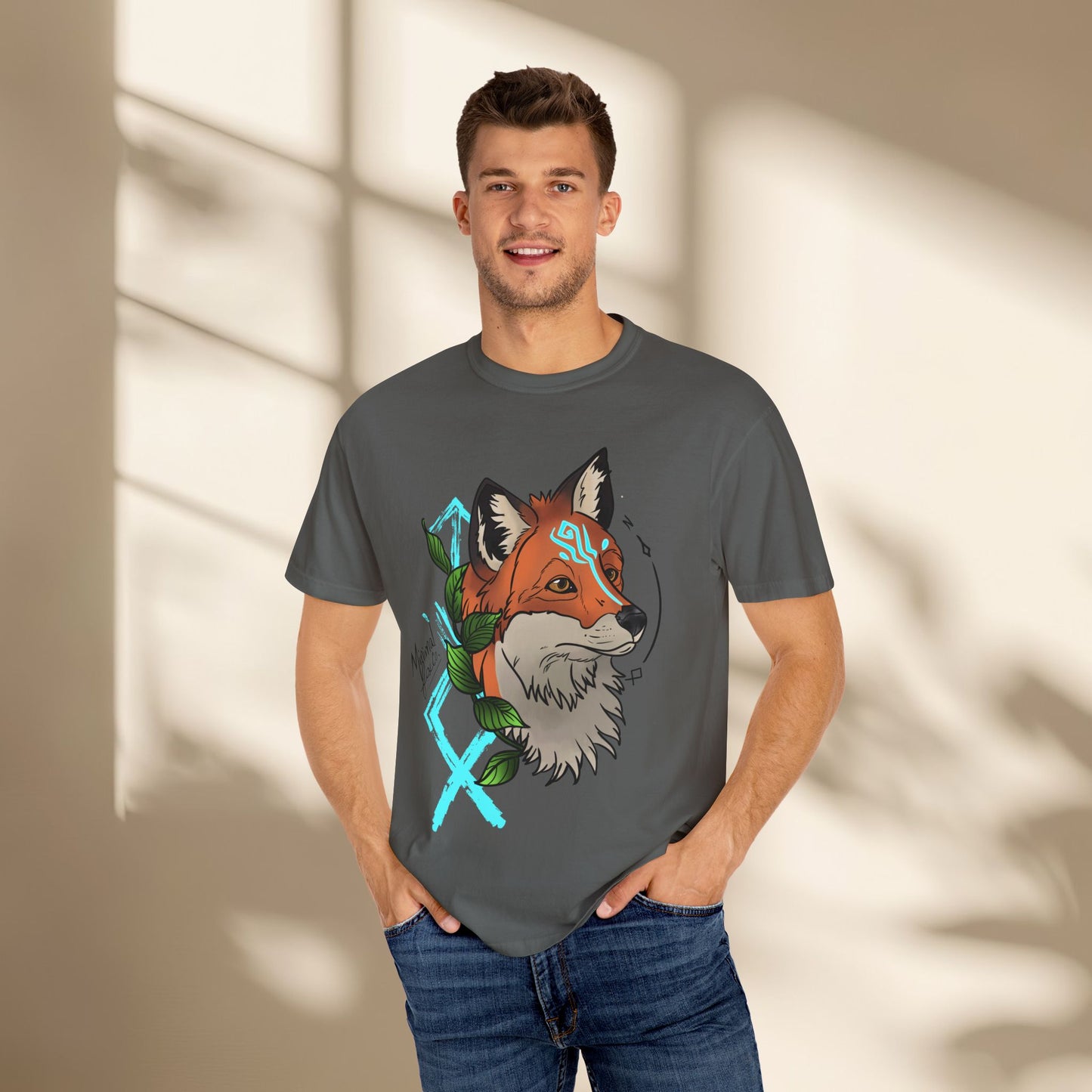 Nordic Fox Floral Shirt