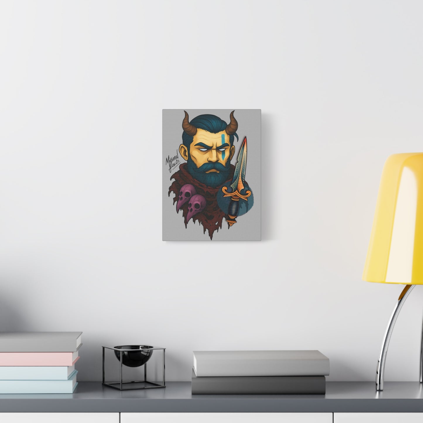 Canvas Wall Art - Mythical Warrior Decor