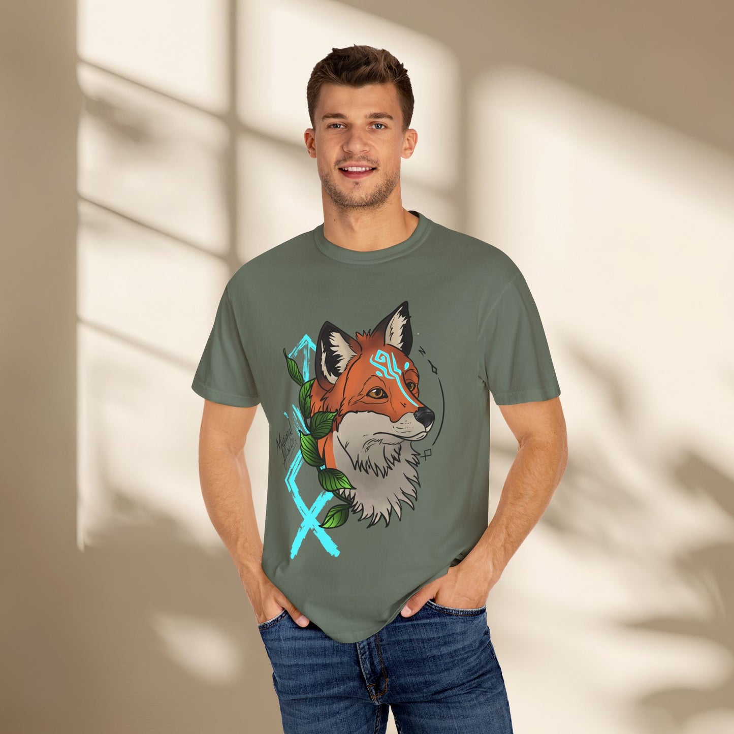 Nordic Fox Floral Shirt