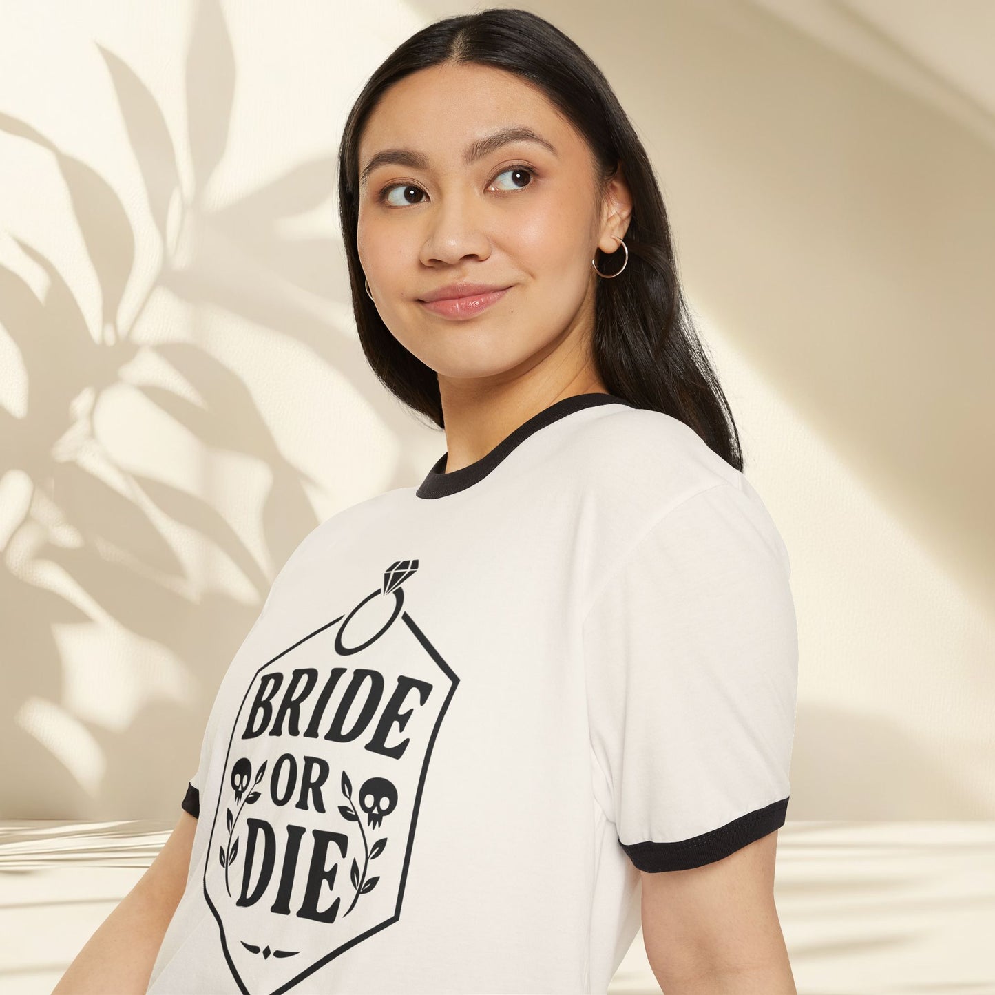 Bride or Die Unisex Cotton Ringer Shirt