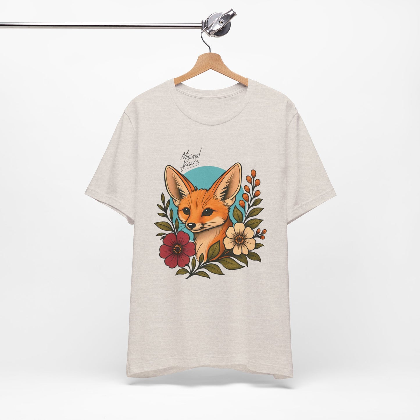 Fennec Fox Floral Shirt