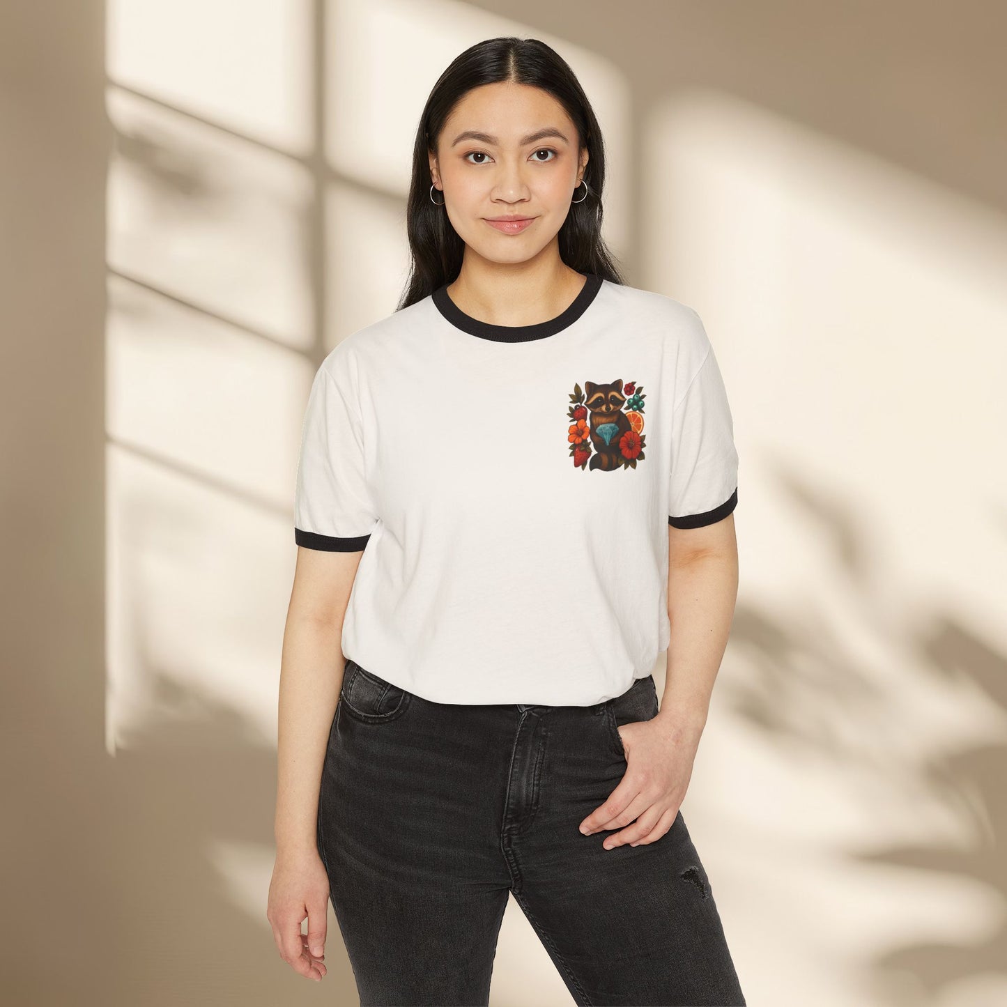 Cute But Kinda Feral Ringer Shirt