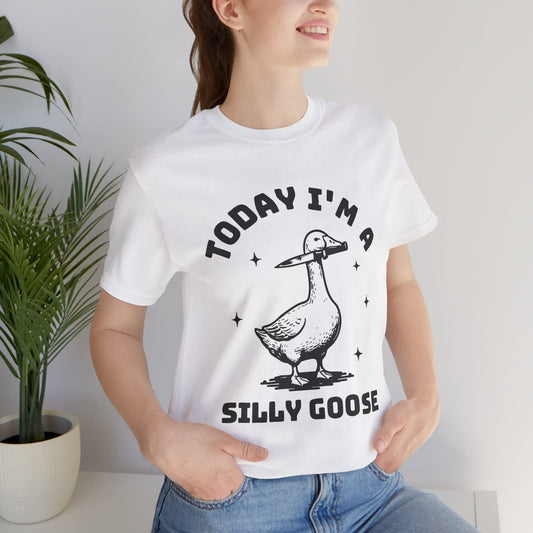 Silly Goose with Knife Shirt