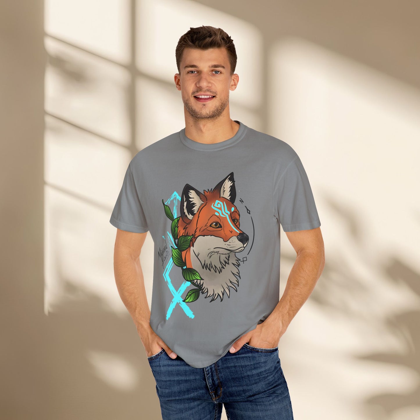 Nordic Fox Floral Shirt