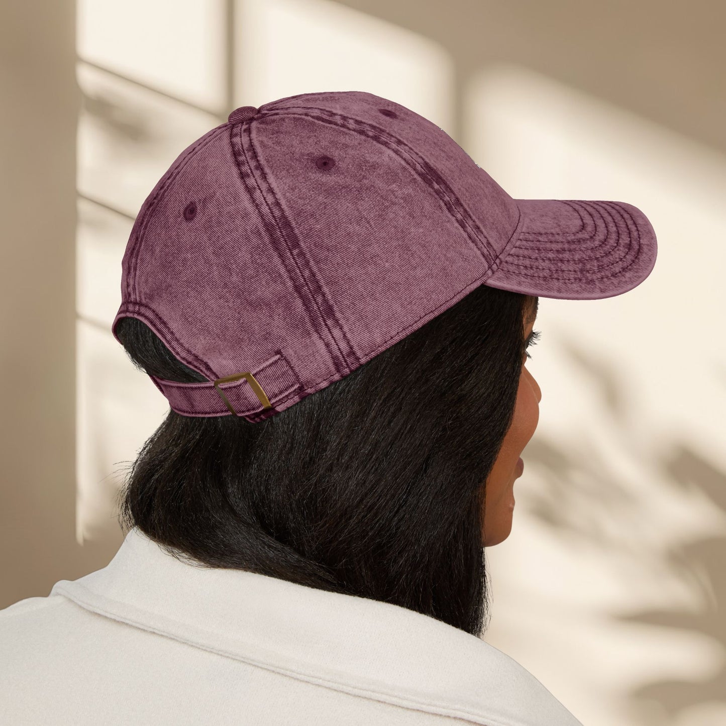 Vintage Bride to be Embroidered Hat