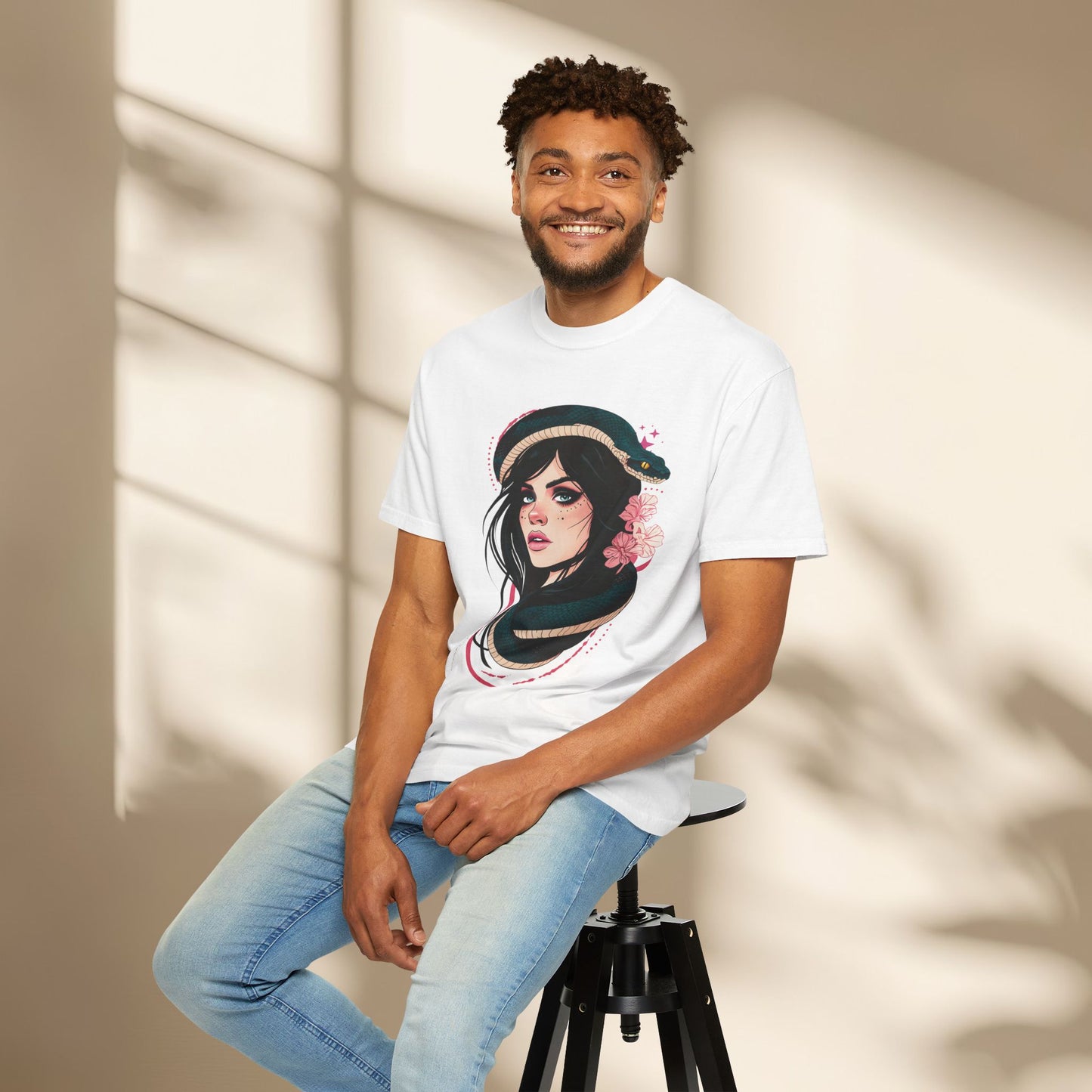 Snake Goddess Women Neo Traditional Shirt