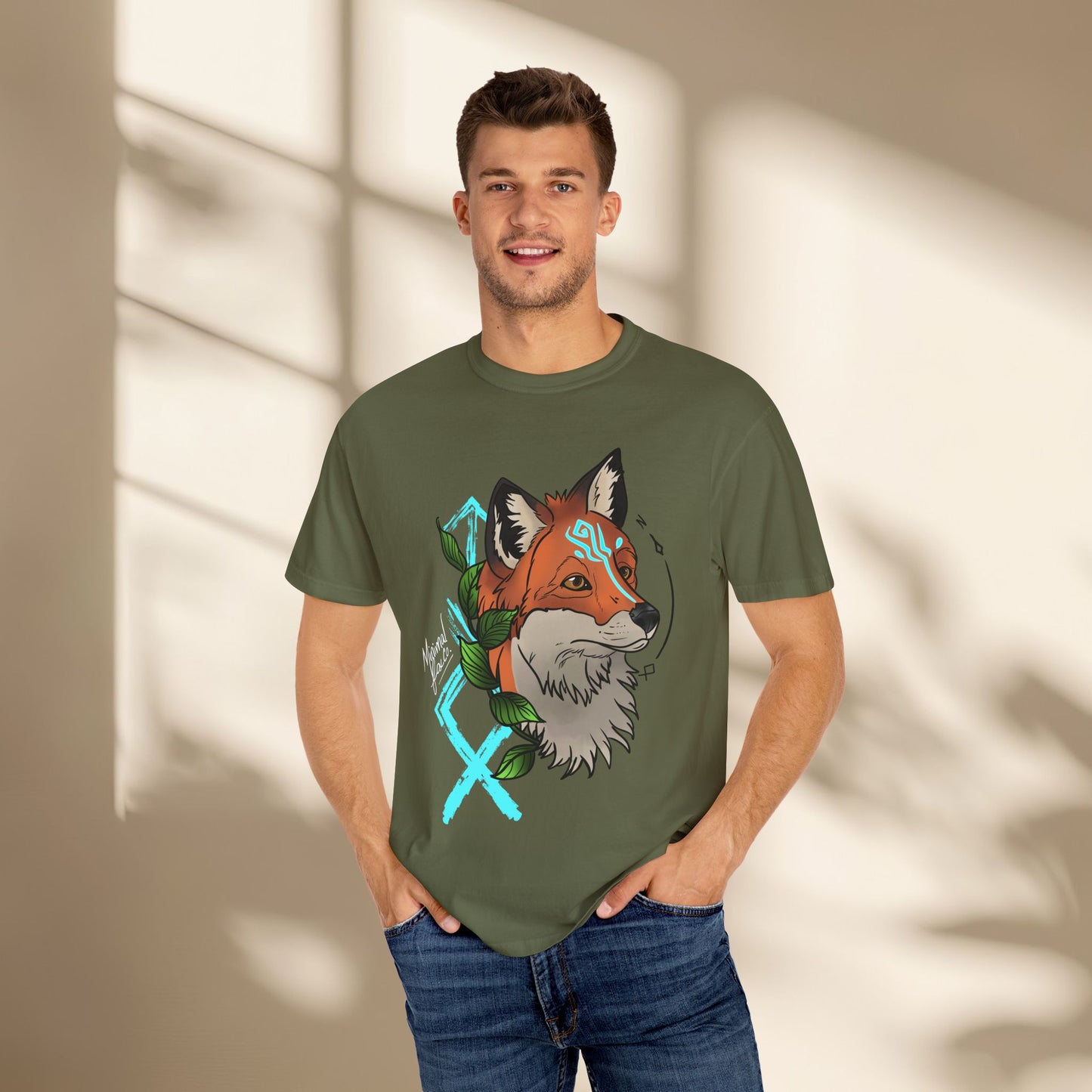 Nordic Fox Floral Shirt