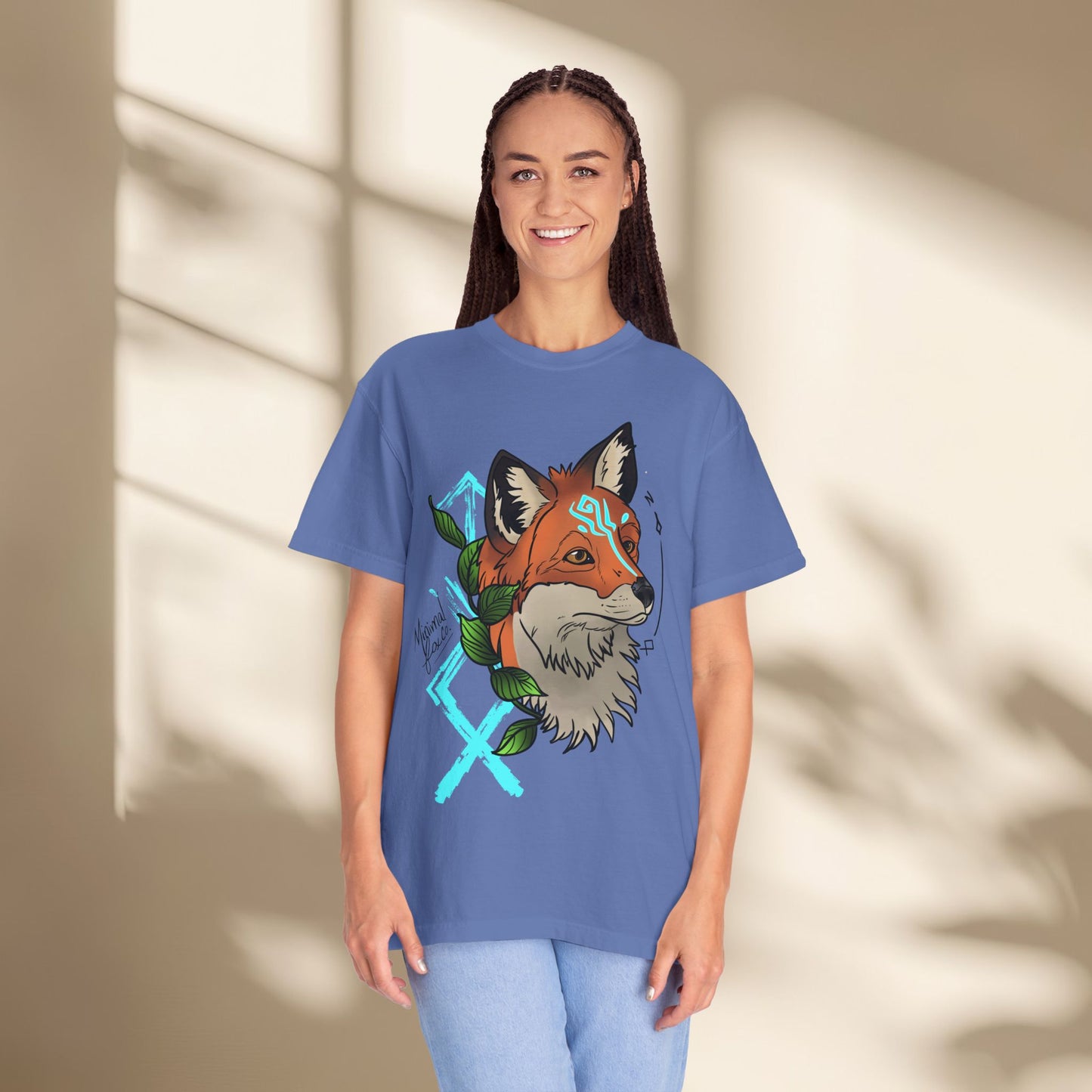 Nordic Fox Floral Shirt