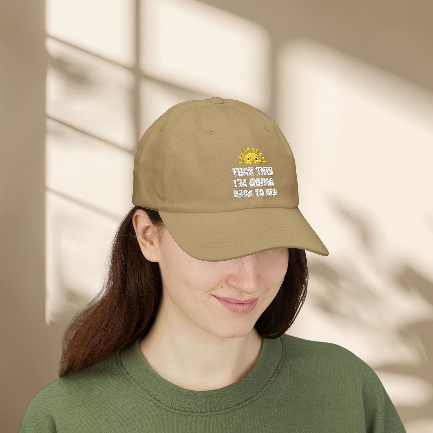 F*** This I'm going back to bed Embroidered Hat