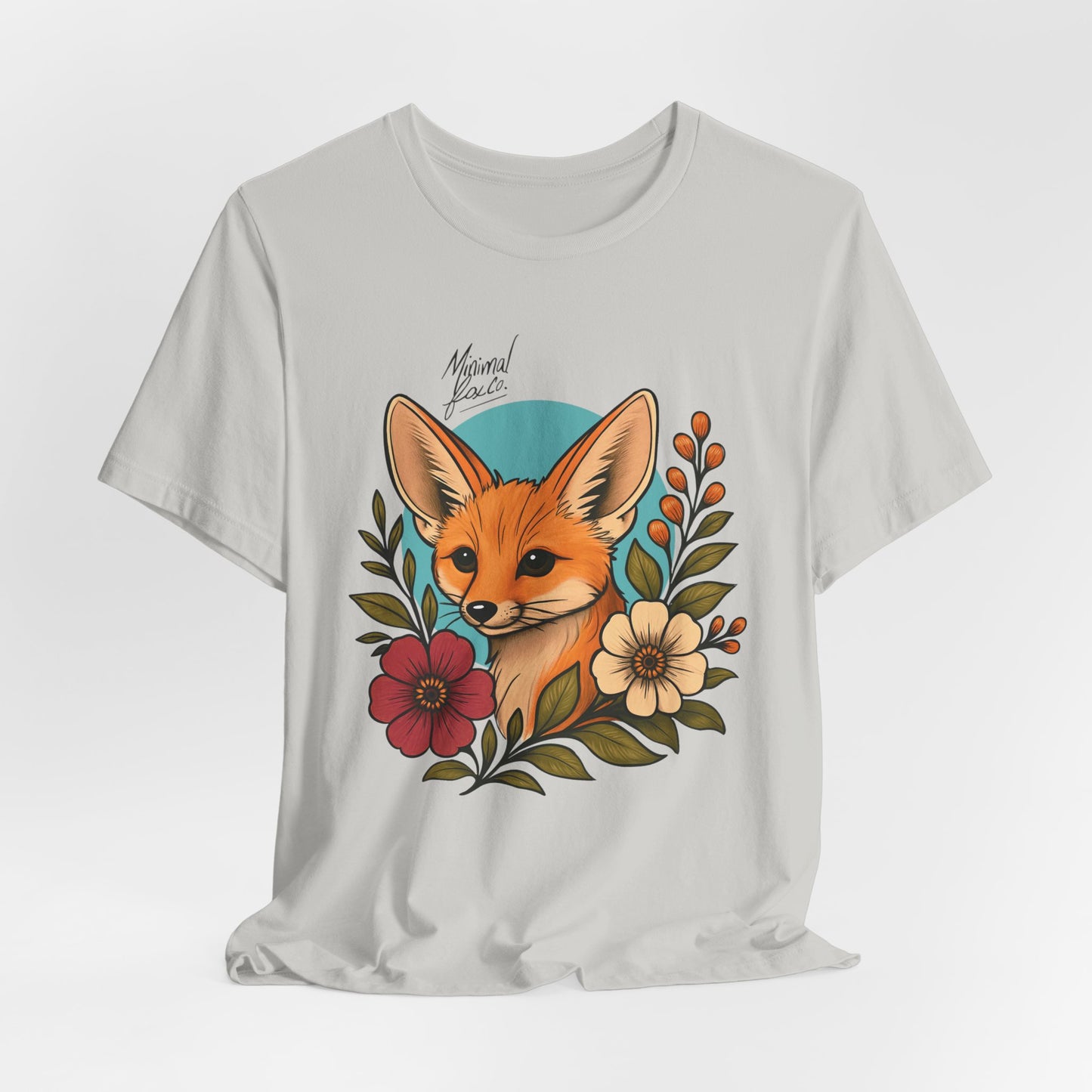 Fennec Fox Floral Shirt