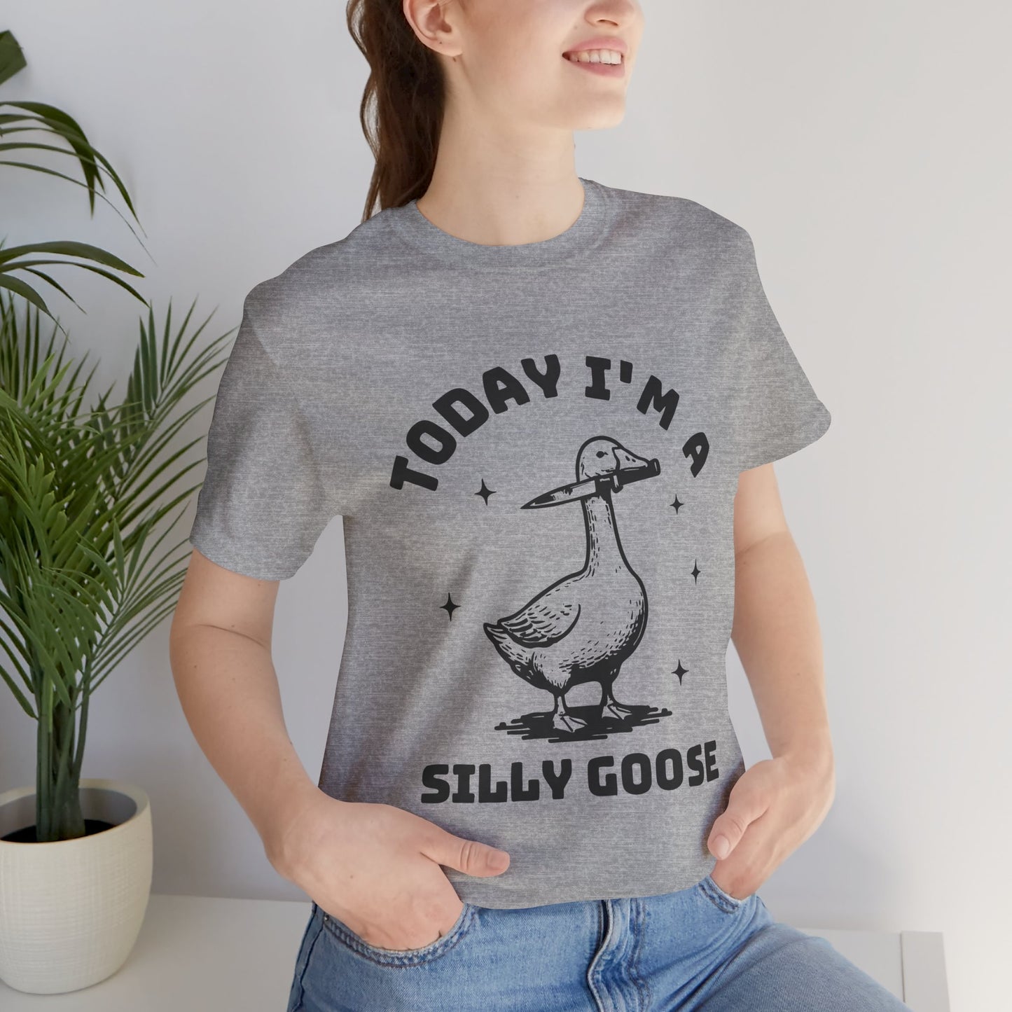 Silly Goose with Knife Shirt