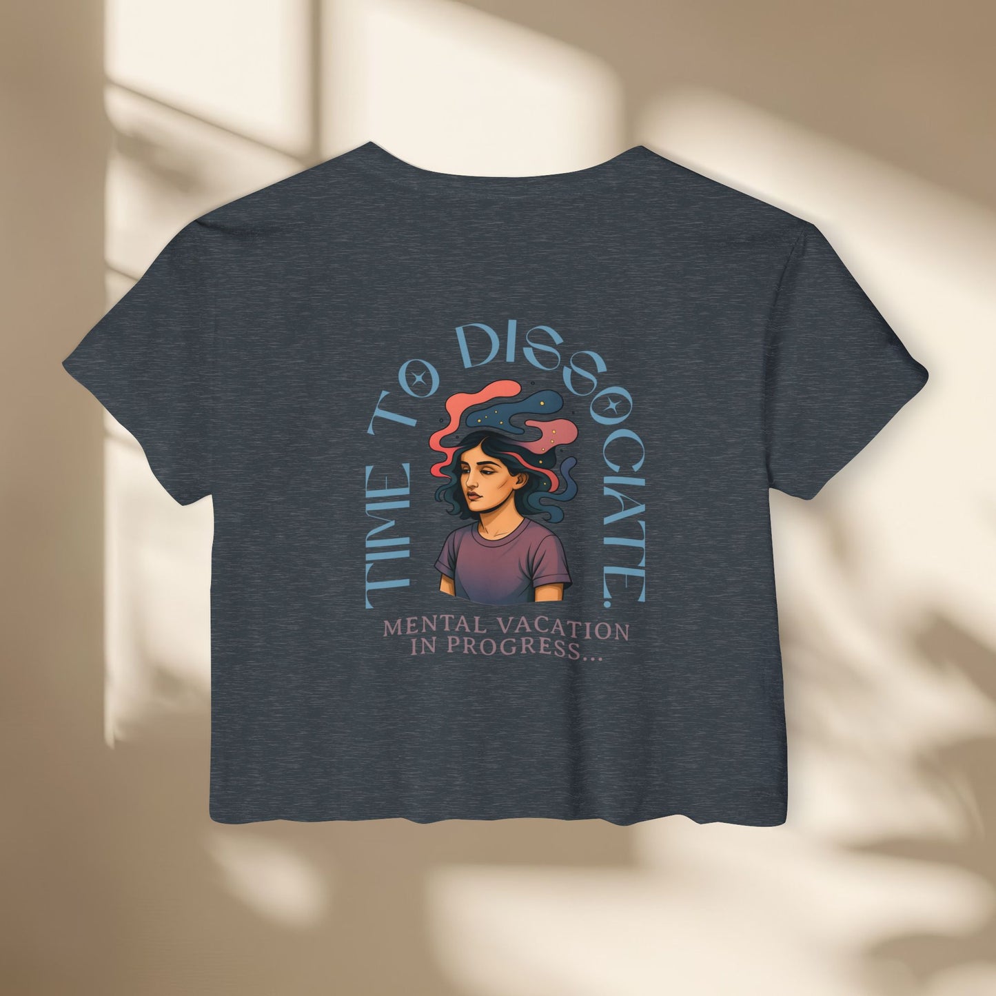 Crop Top - Time to Dissociate Women's Festival Top