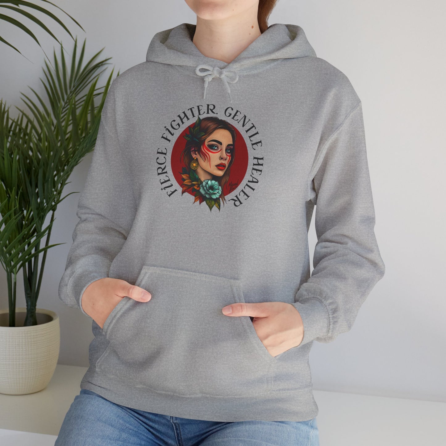 Fierce Fighter, Gentle Healer Hoodie