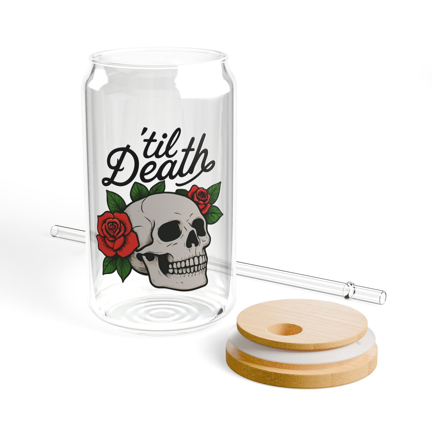 Til' Death Sipper Glass