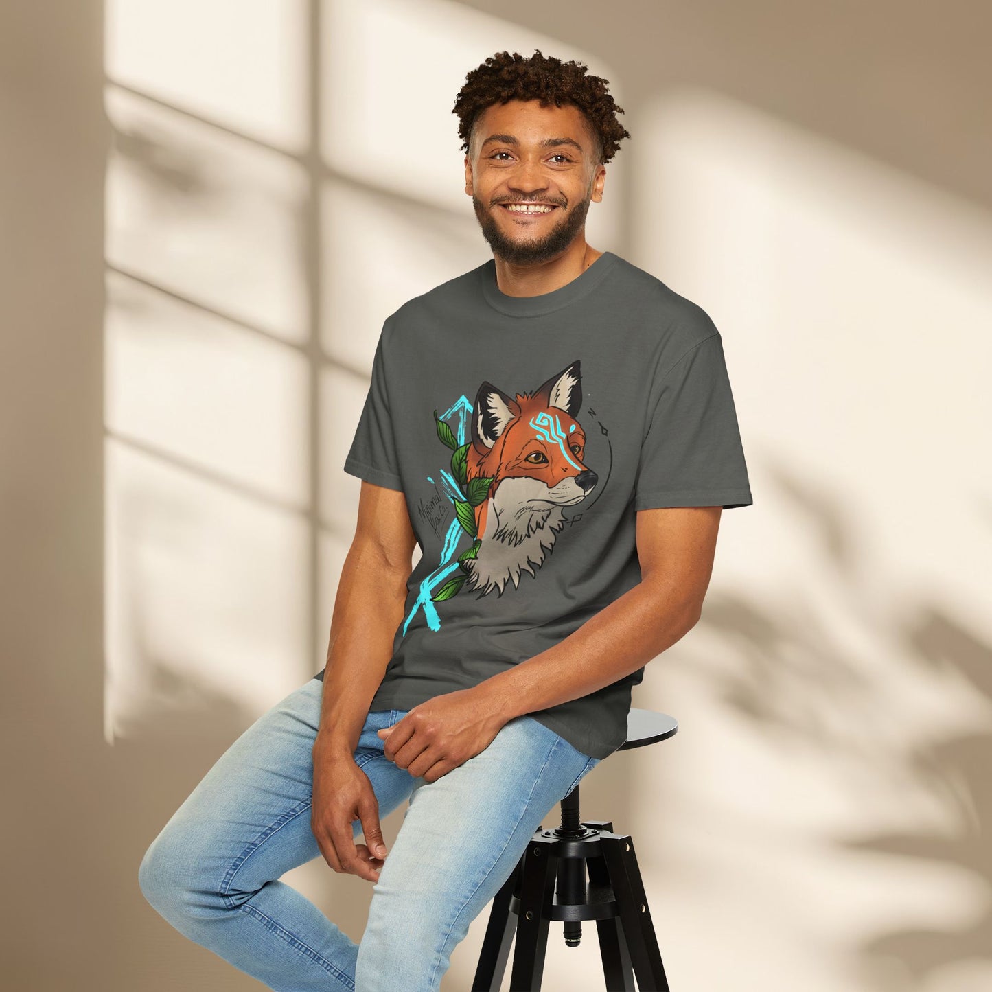 Nordic Fox Floral Shirt