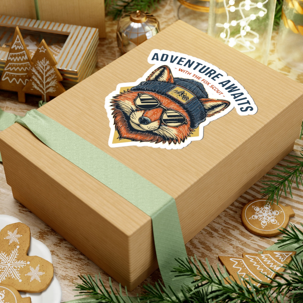 Adventure Awaits Fox Scout Stickers