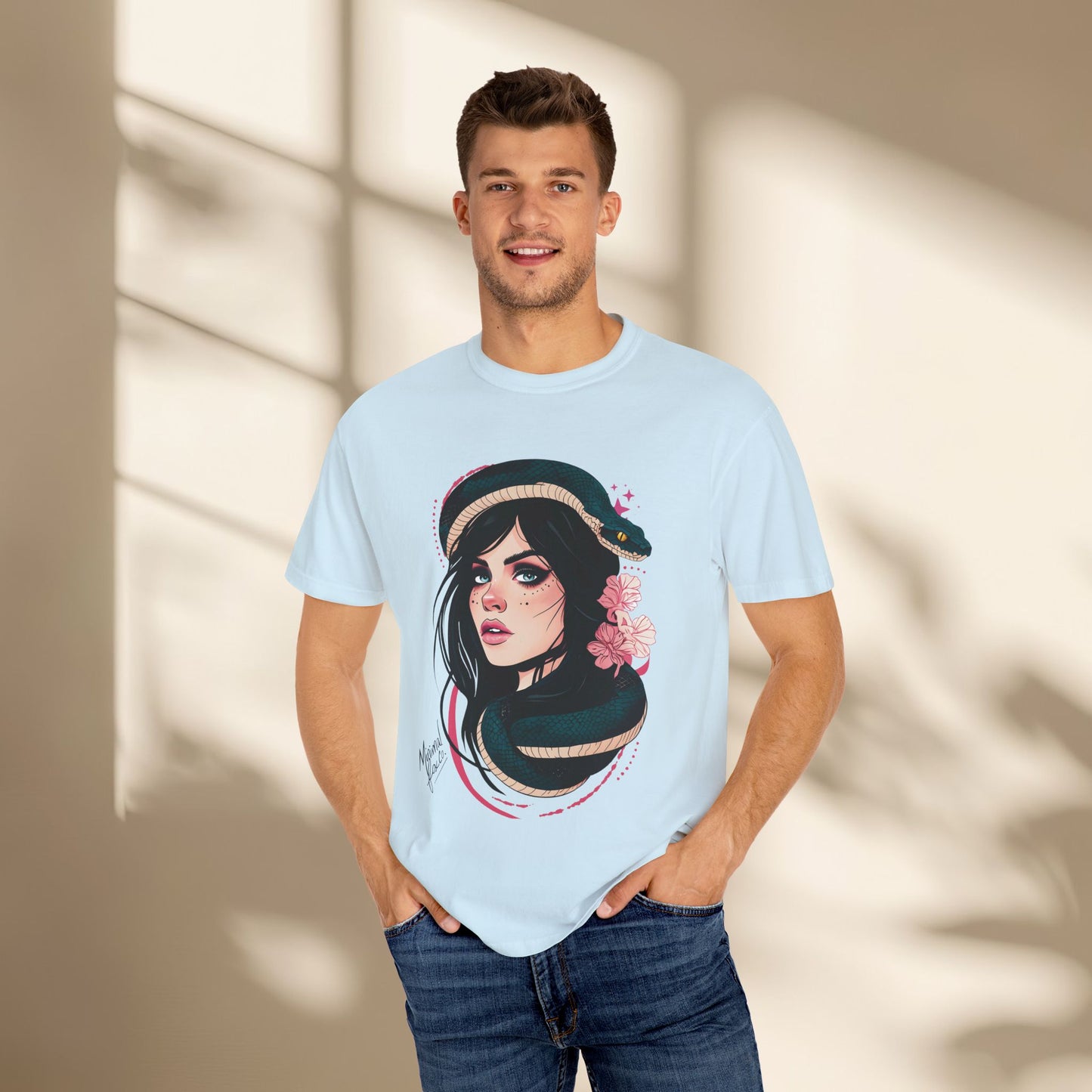 Snake Goddess Women Neo Traditional Shirt